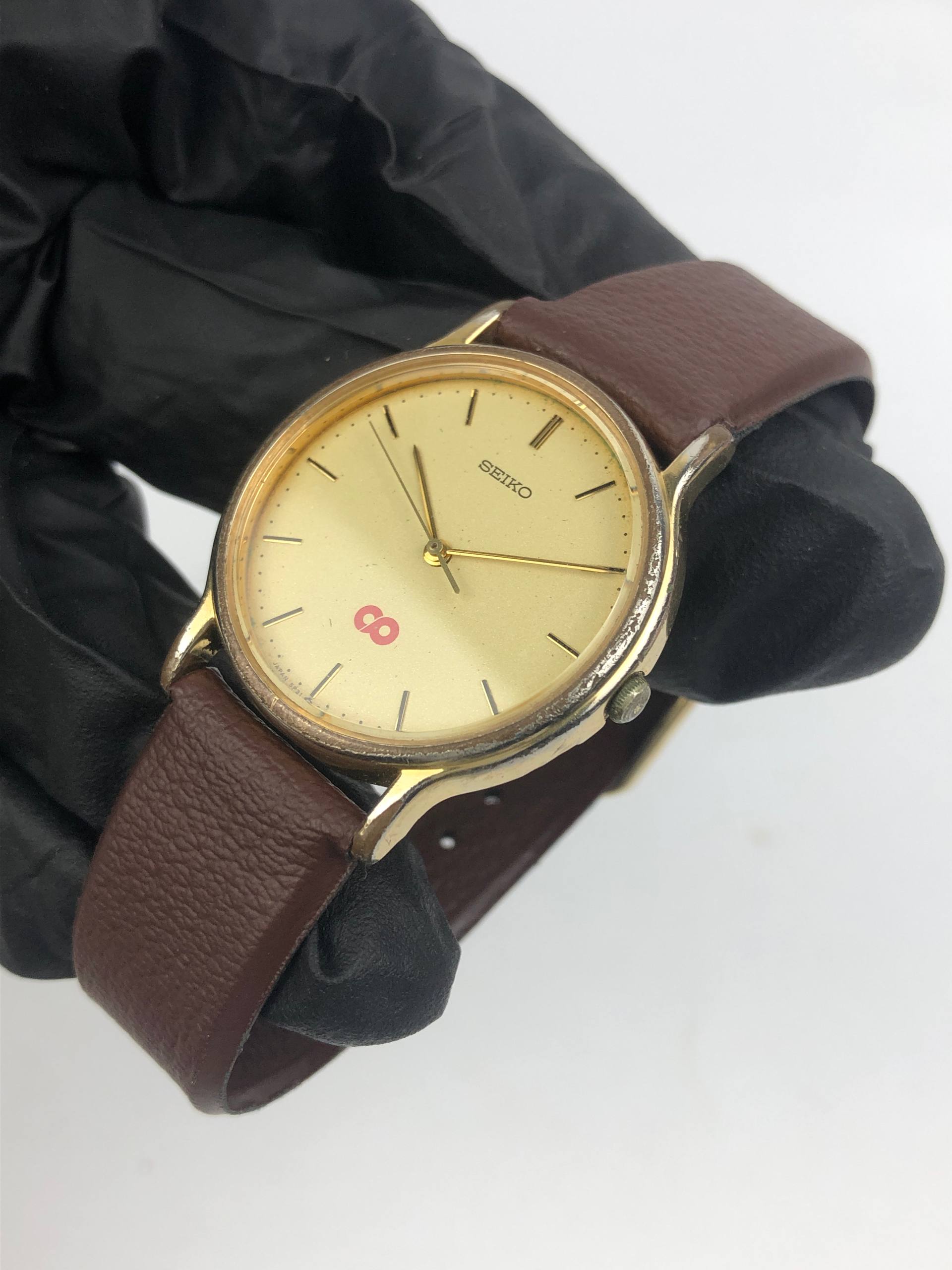 SEIKO 5P31-6A3C QUARTZ VINTAGE ORIGINAL - Gambar 3