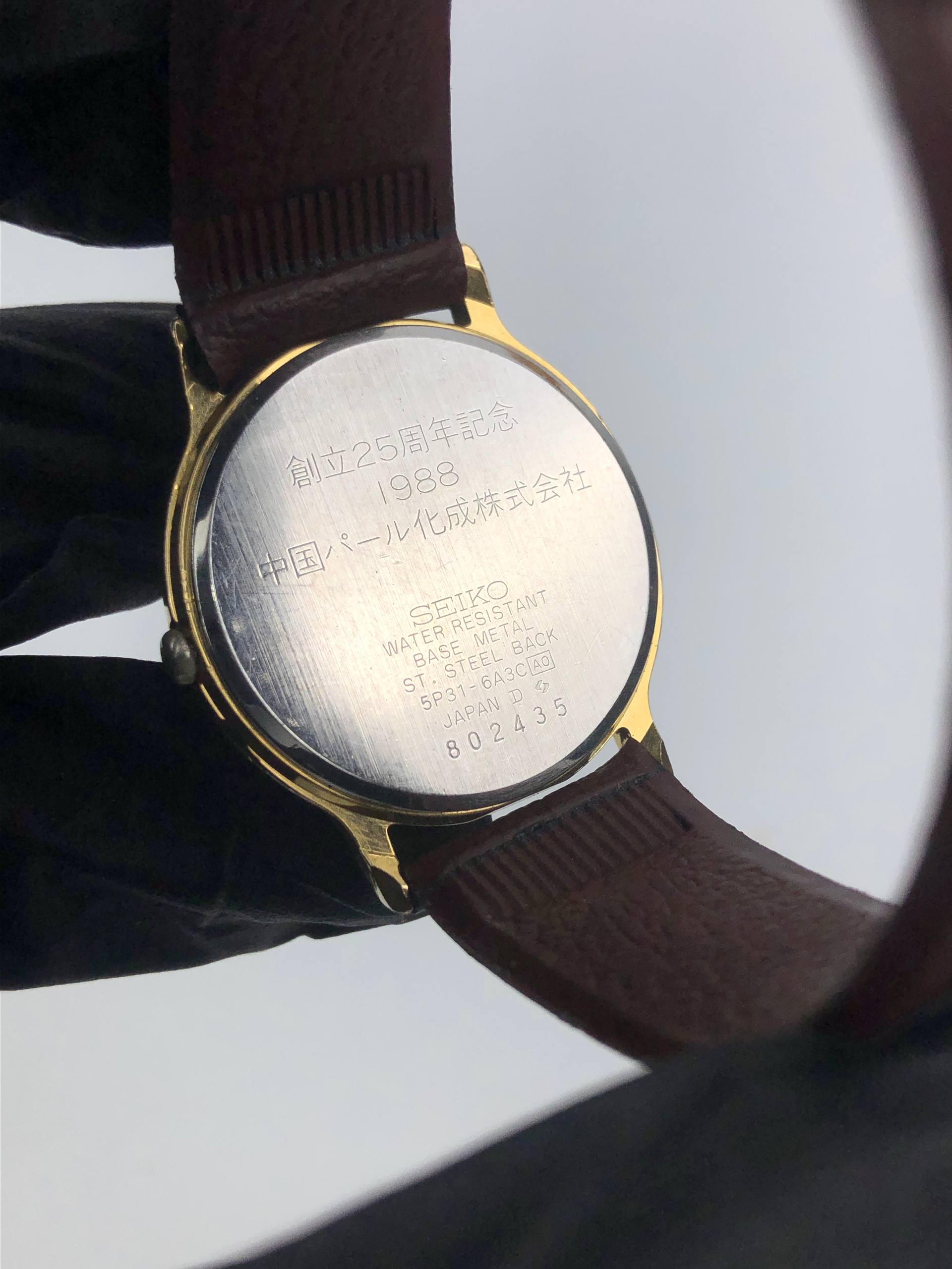 SEIKO 5P31-6A3C QUARTZ VINTAGE ORIGINAL - Gambar 7