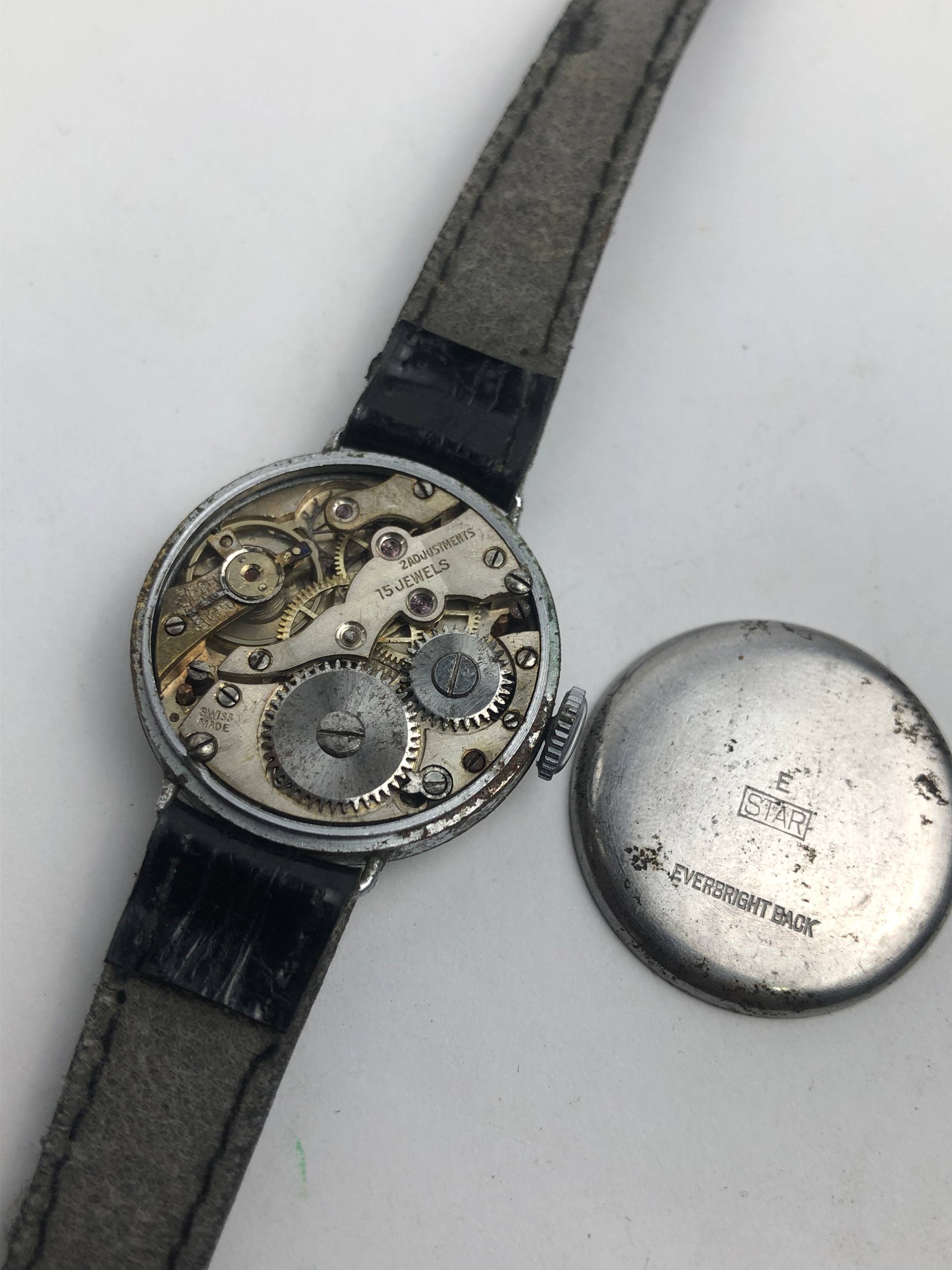 VINTAGE ASIS MILITARY 60’S SMALL SECOND DIAL - Gambar 8