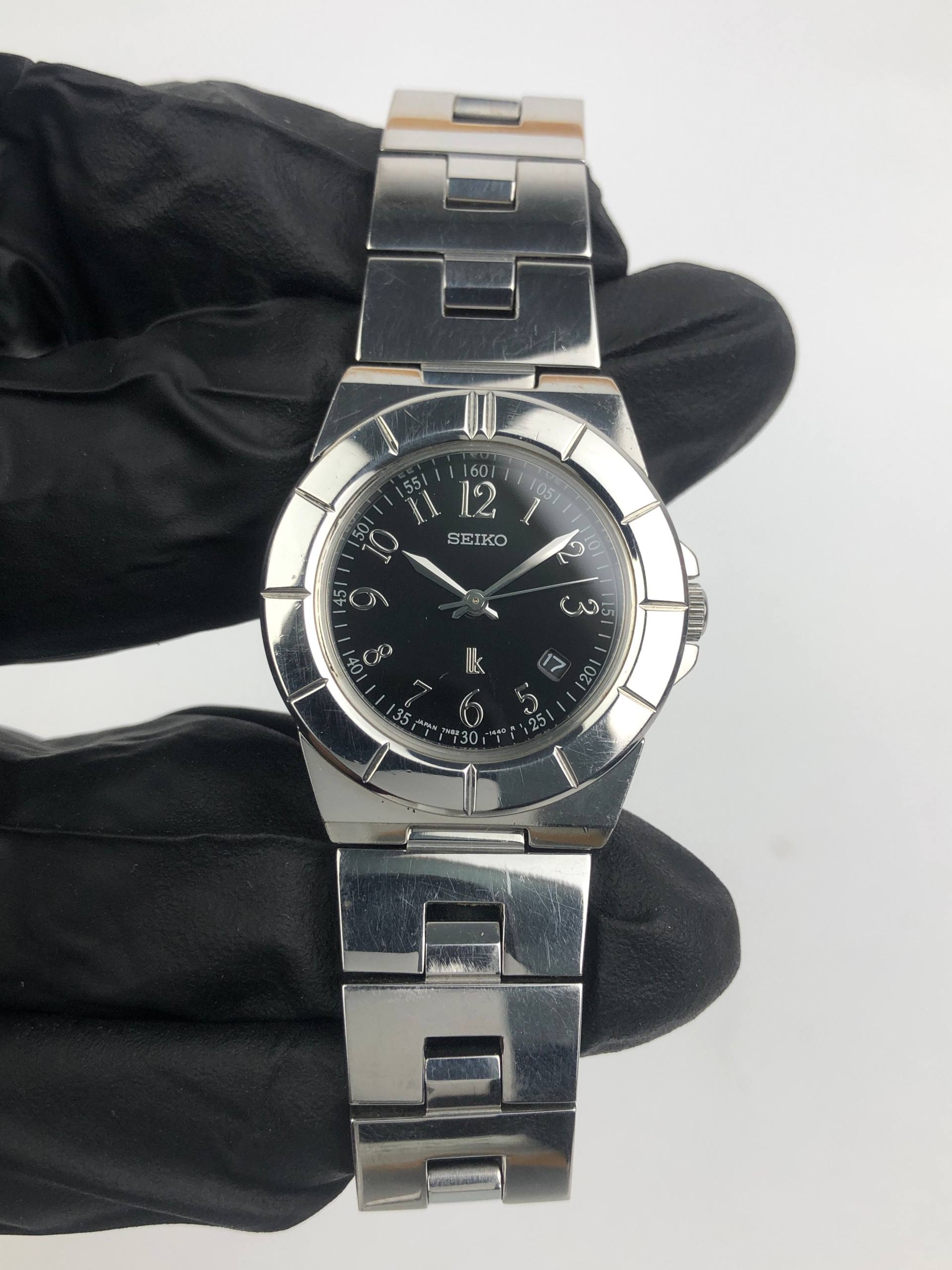 SEIKO 7N82-0620 LUKIA ALL ORI BLACK DIAL - Gambar 2