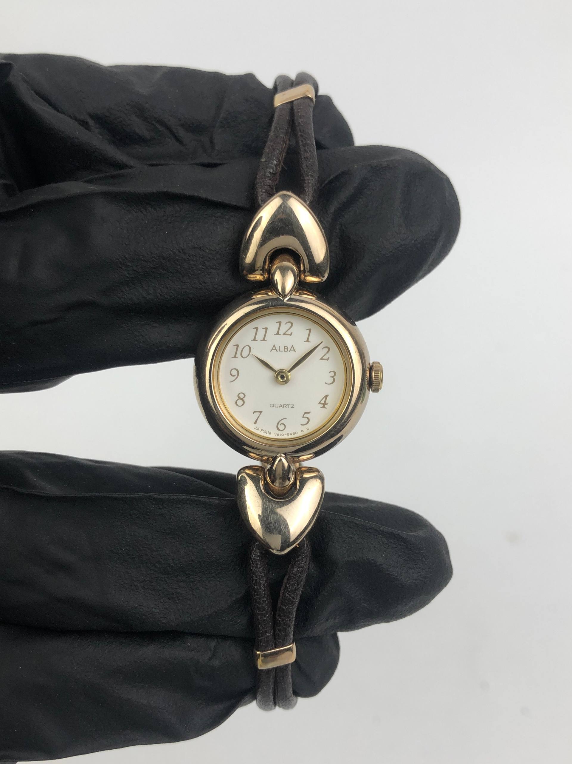 ALBA BANGLE V810-091A QUARTZ LADY ORIGINAL - Gambar 2