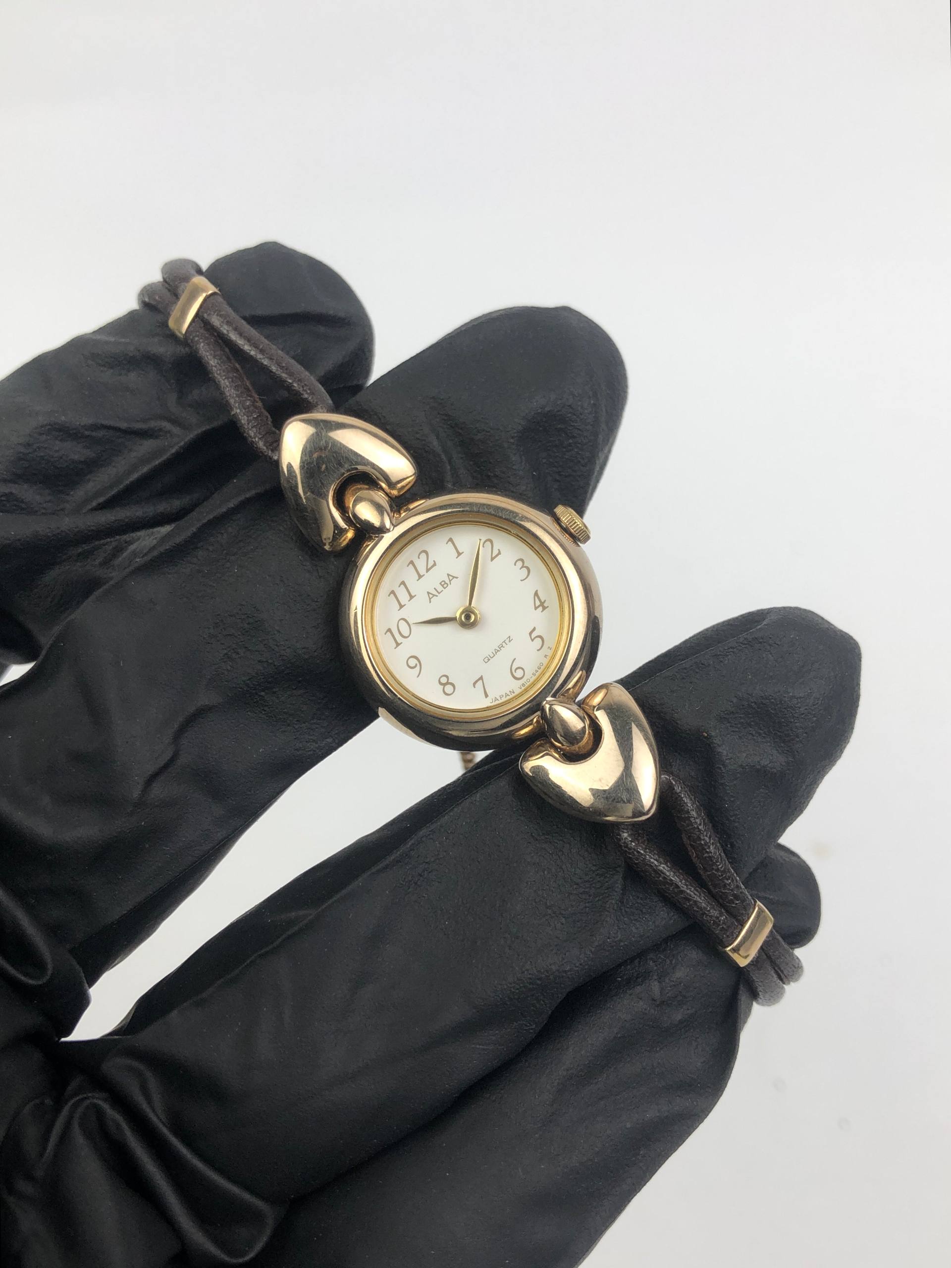 ALBA BANGLE V810-091A QUARTZ LADY ORIGINAL - Gambar 4