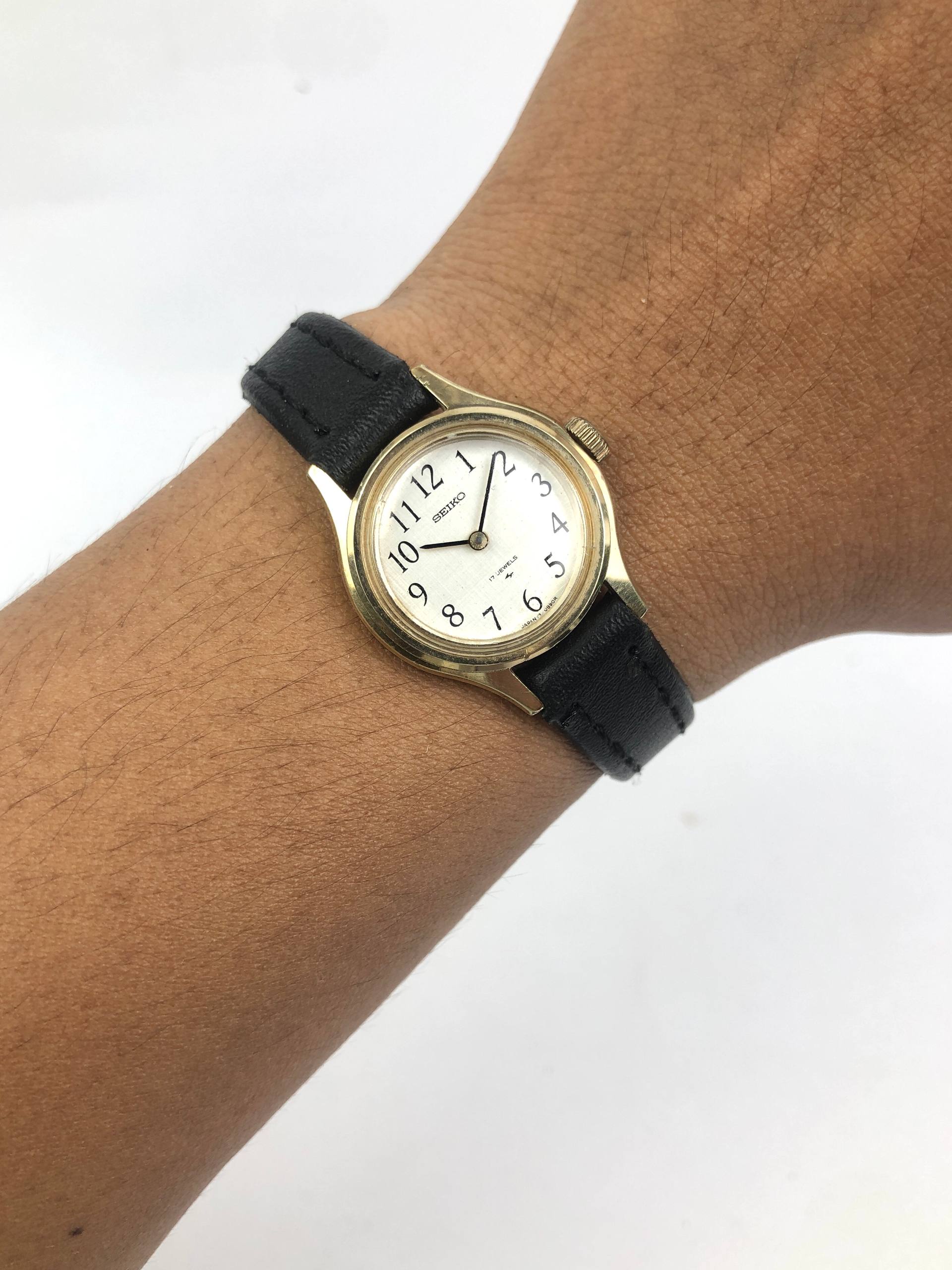 SEIKO LADY BREGUET 17-0730 ASGP GOLD CASE ORIGINAL