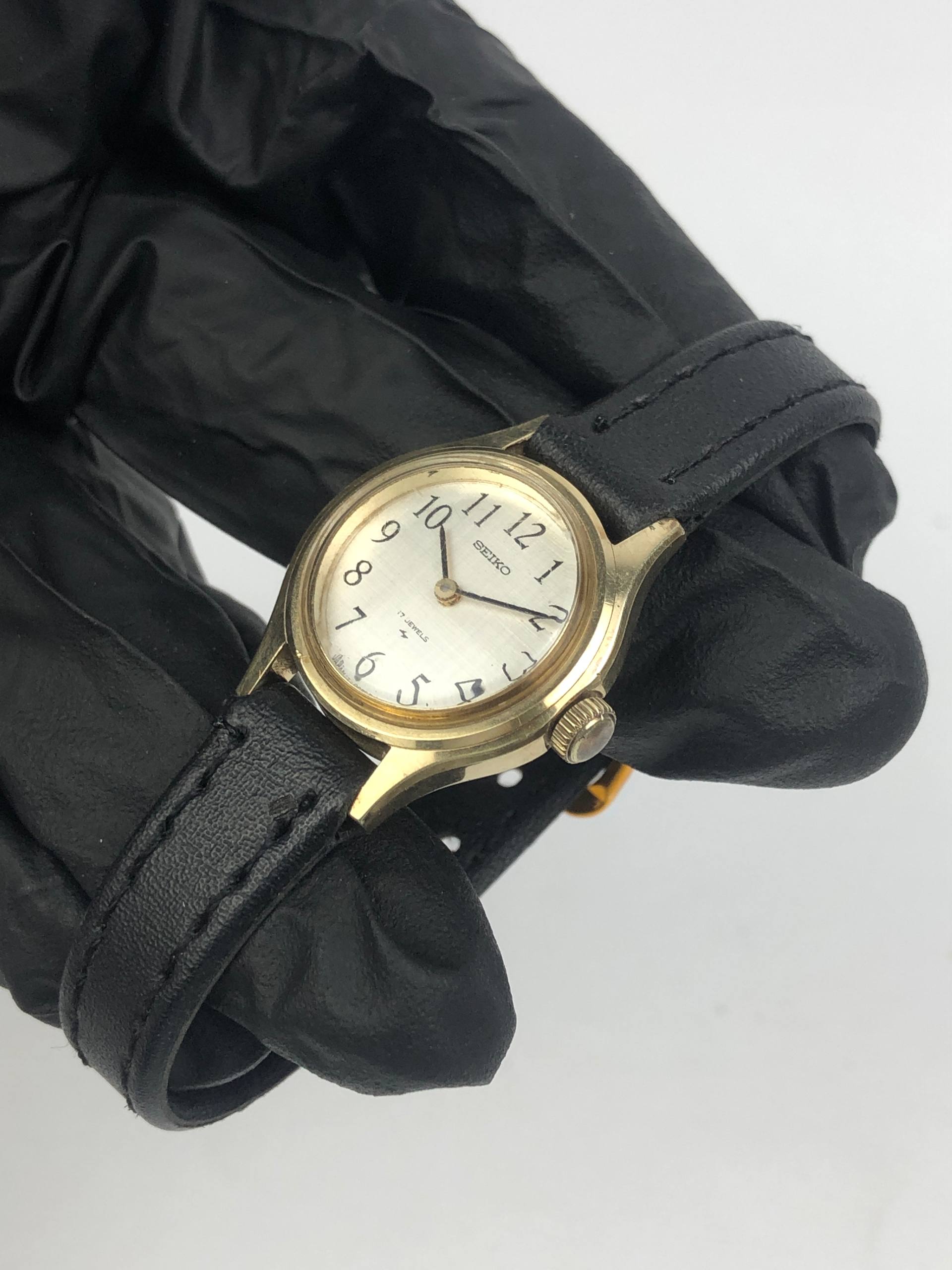 SEIKO LADY BREGUET 17-0730 ASGP GOLD CASE ORIGINAL - Gambar 3