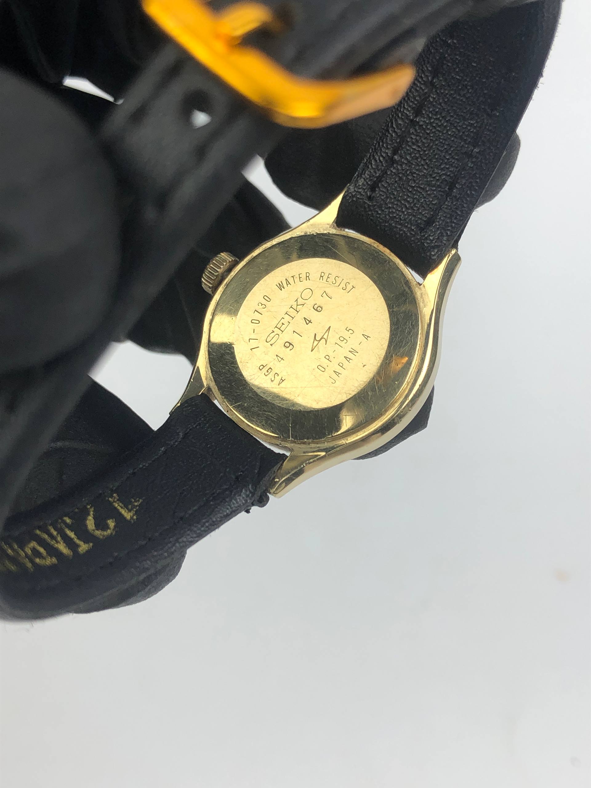 SEIKO LADY BREGUET 17-0730 ASGP GOLD CASE ORIGINAL - Gambar 7