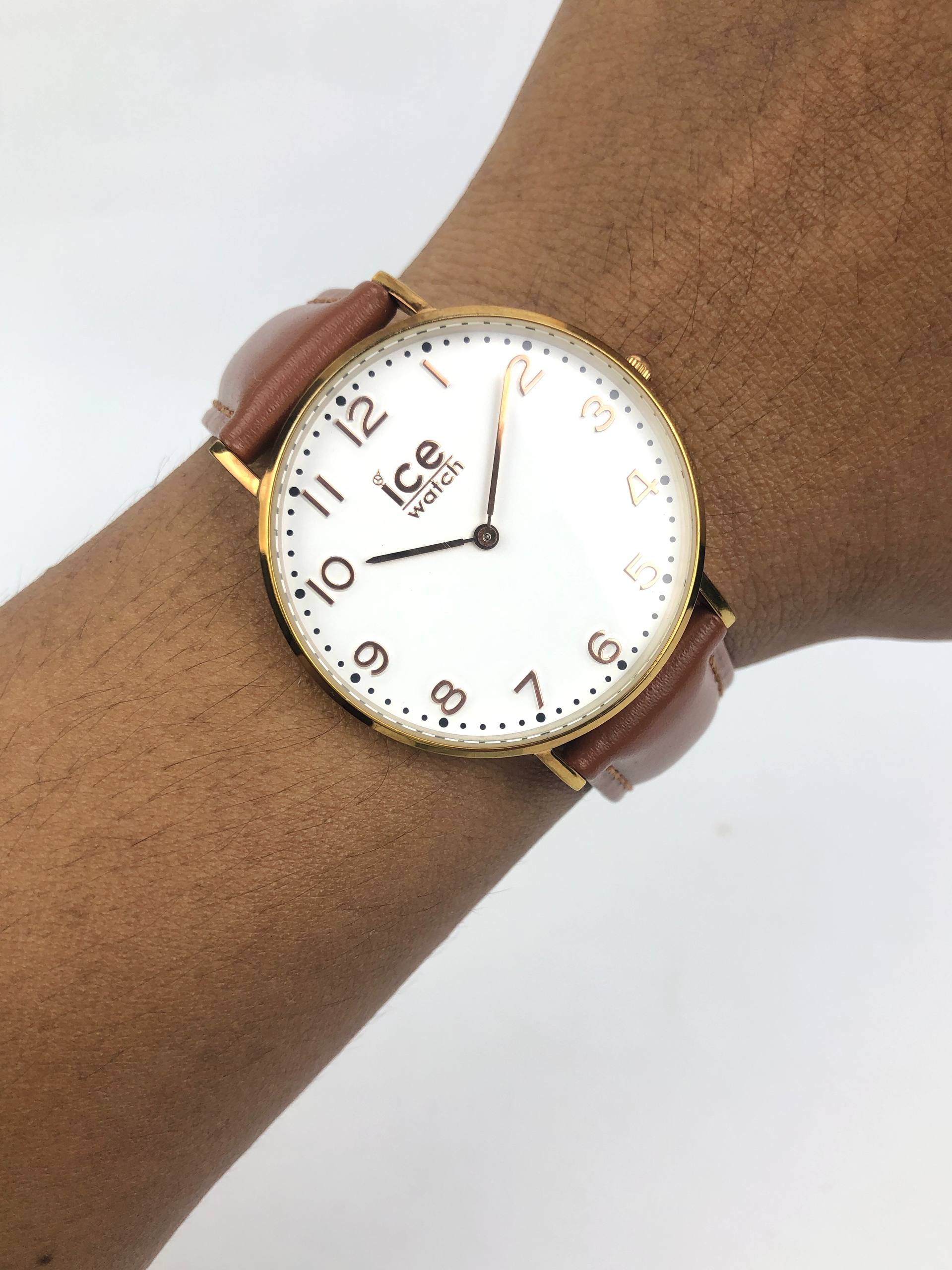 DRESSWATCH ICE WATCH NUMERIK GOLD CASE QUARTZ