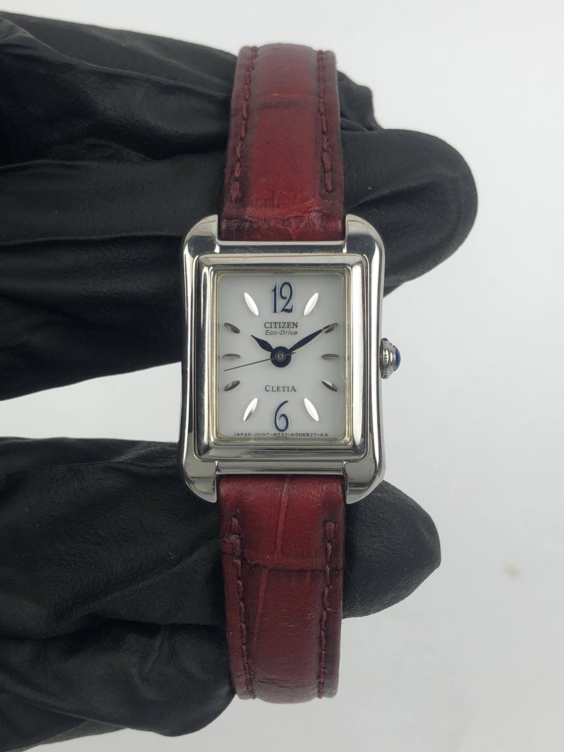 CITIZEN B033 CLETIA TANK ECODRIVE ALL ORIGINAL - Gambar 2