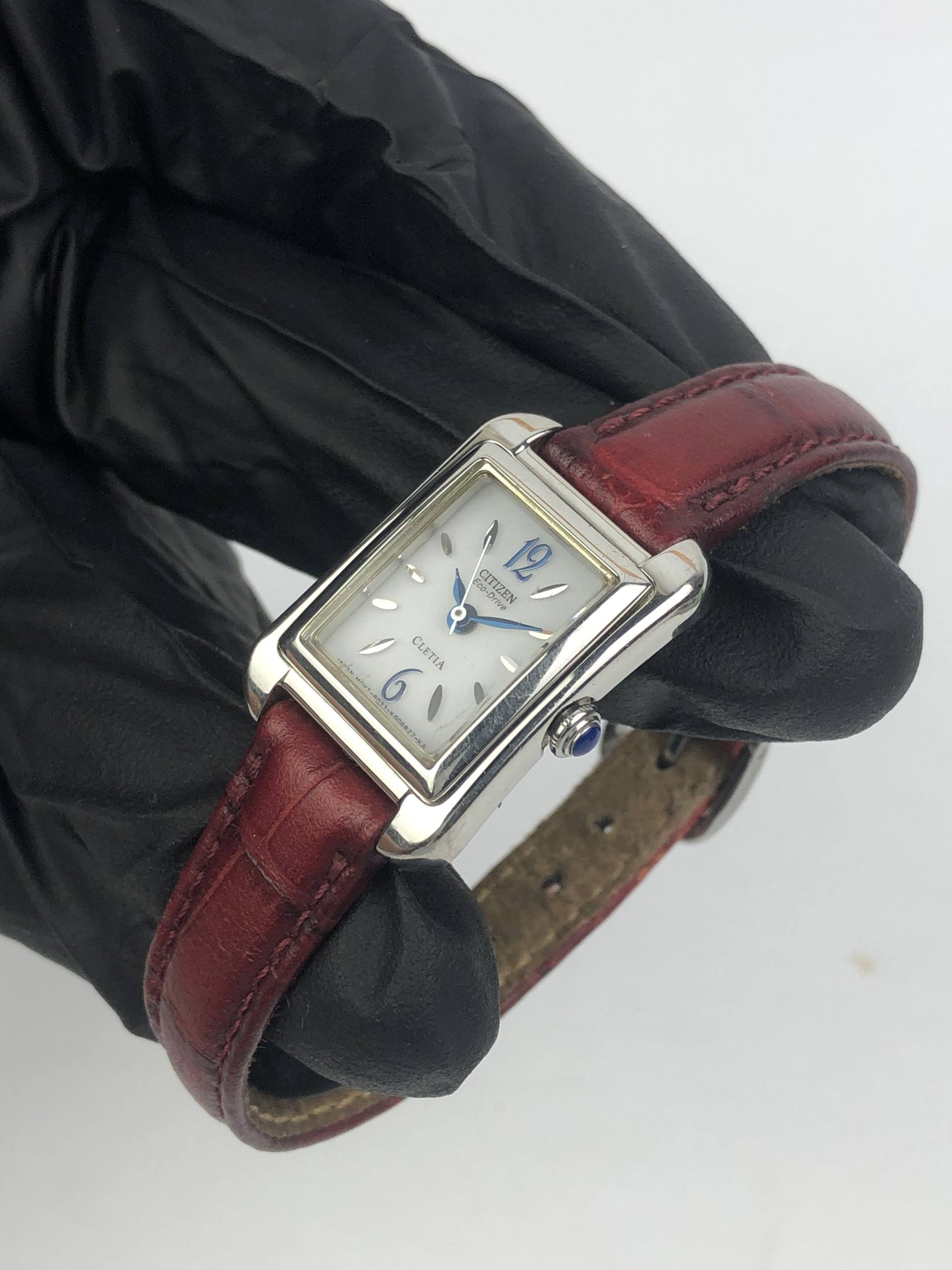 CITIZEN B033 CLETIA TANK ECODRIVE ALL ORIGINAL - Gambar 3