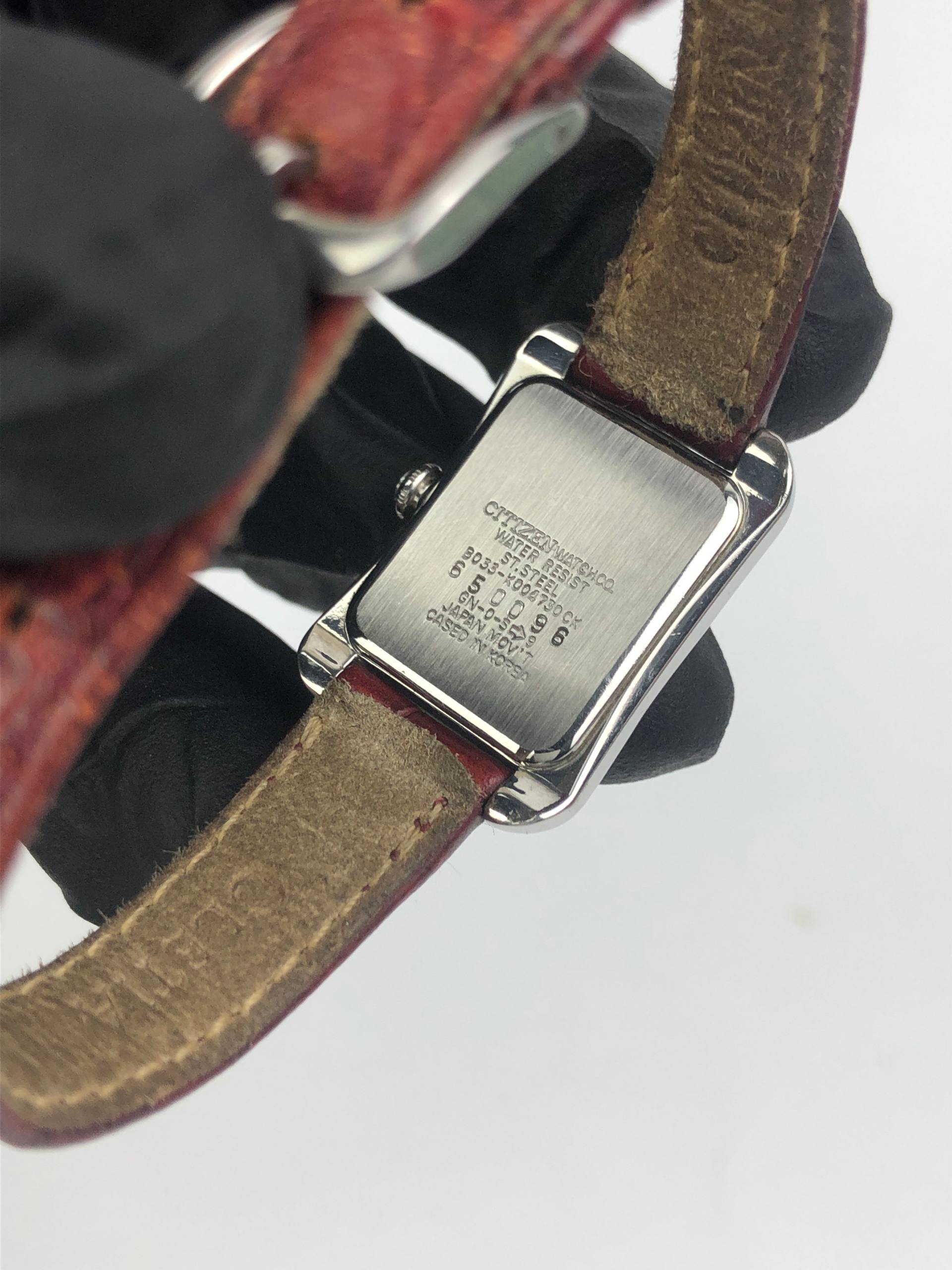CITIZEN B033 CLETIA TANK ECODRIVE ALL ORIGINAL - Gambar 7