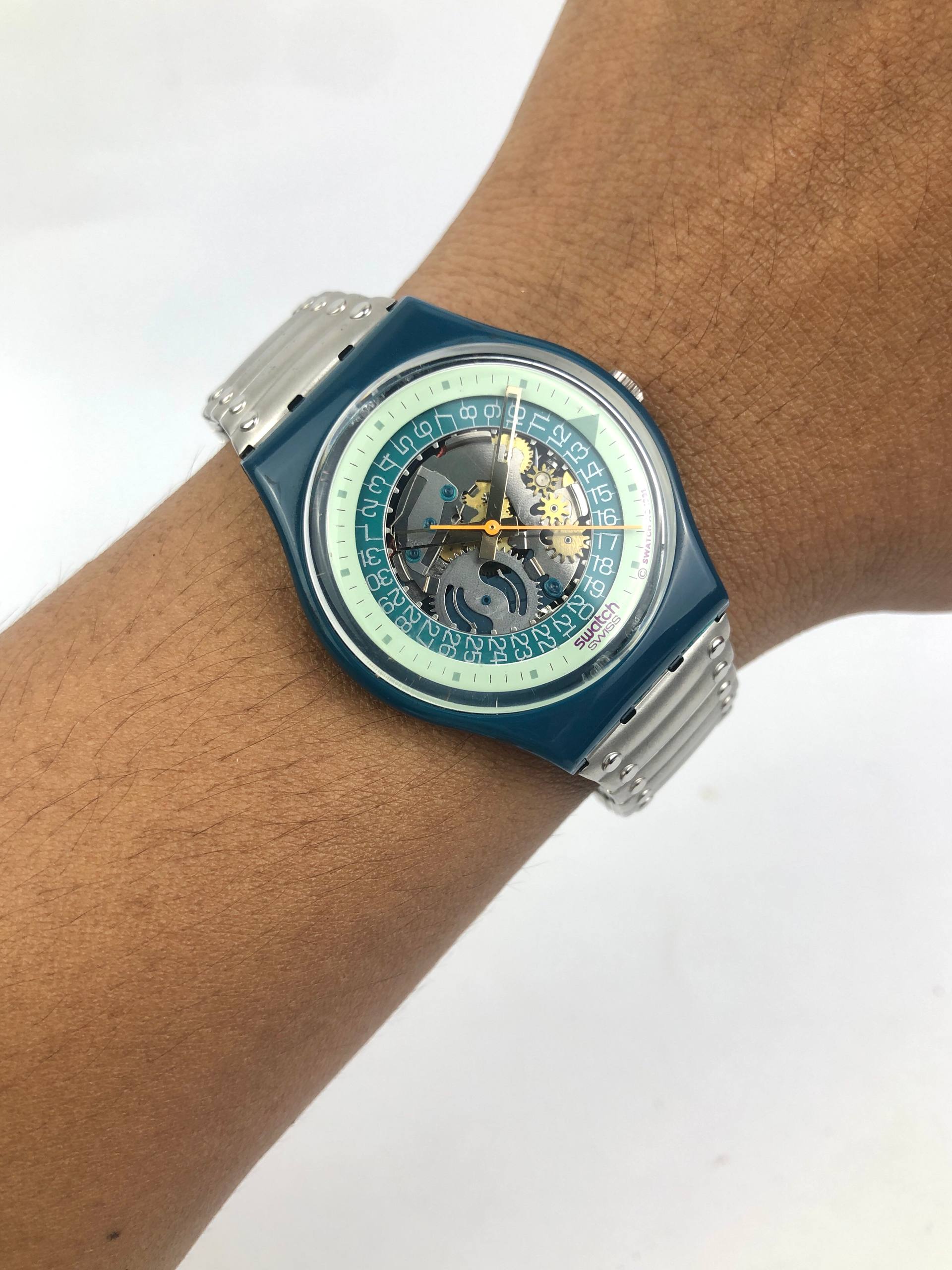 SWATCH STEEL LITE GG403 FLEX BRACELET TH 1994
