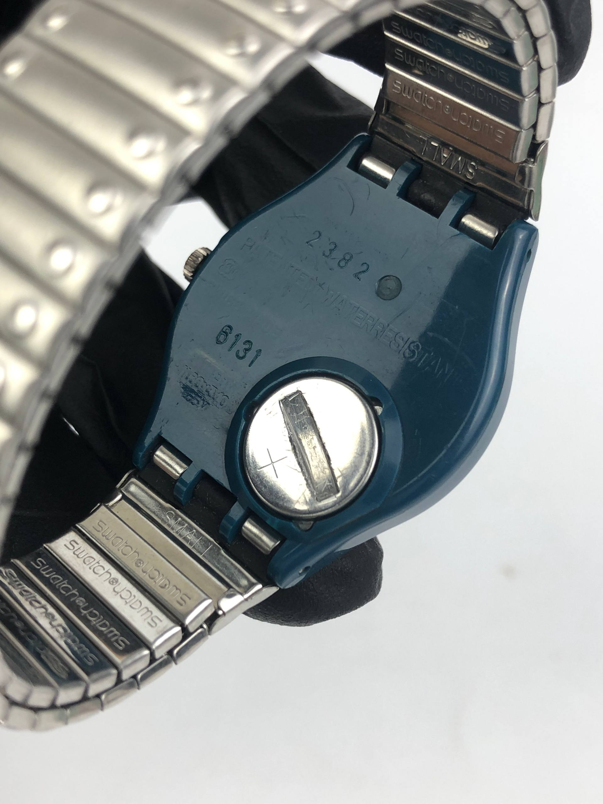 SWATCH STEEL LITE GG403 FLEX BRACELET TH 1994 - Gambar 7