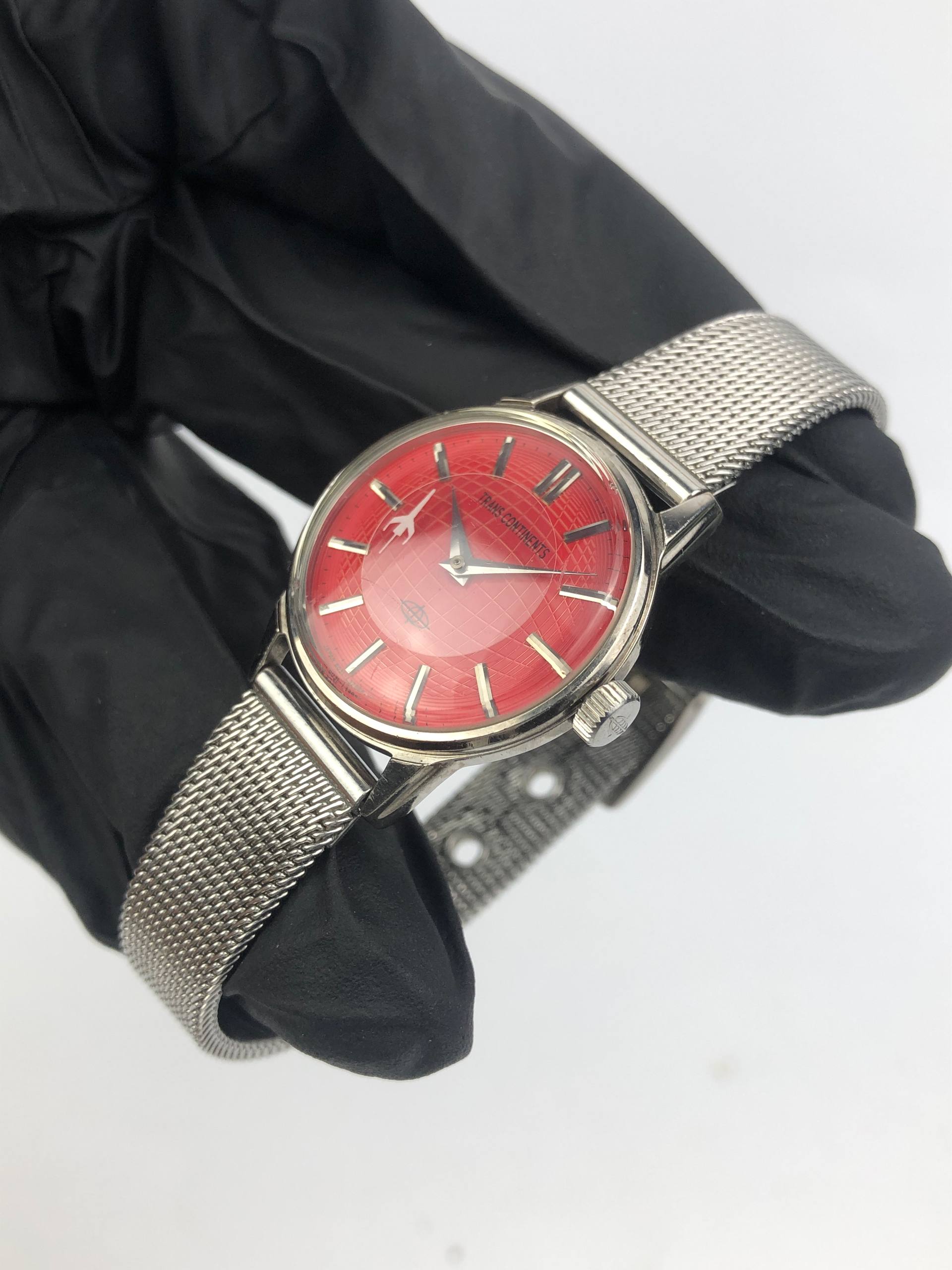 CITIZEN TRANS CONTINETS RED DIAL FLOATING SECOND - Gambar 3