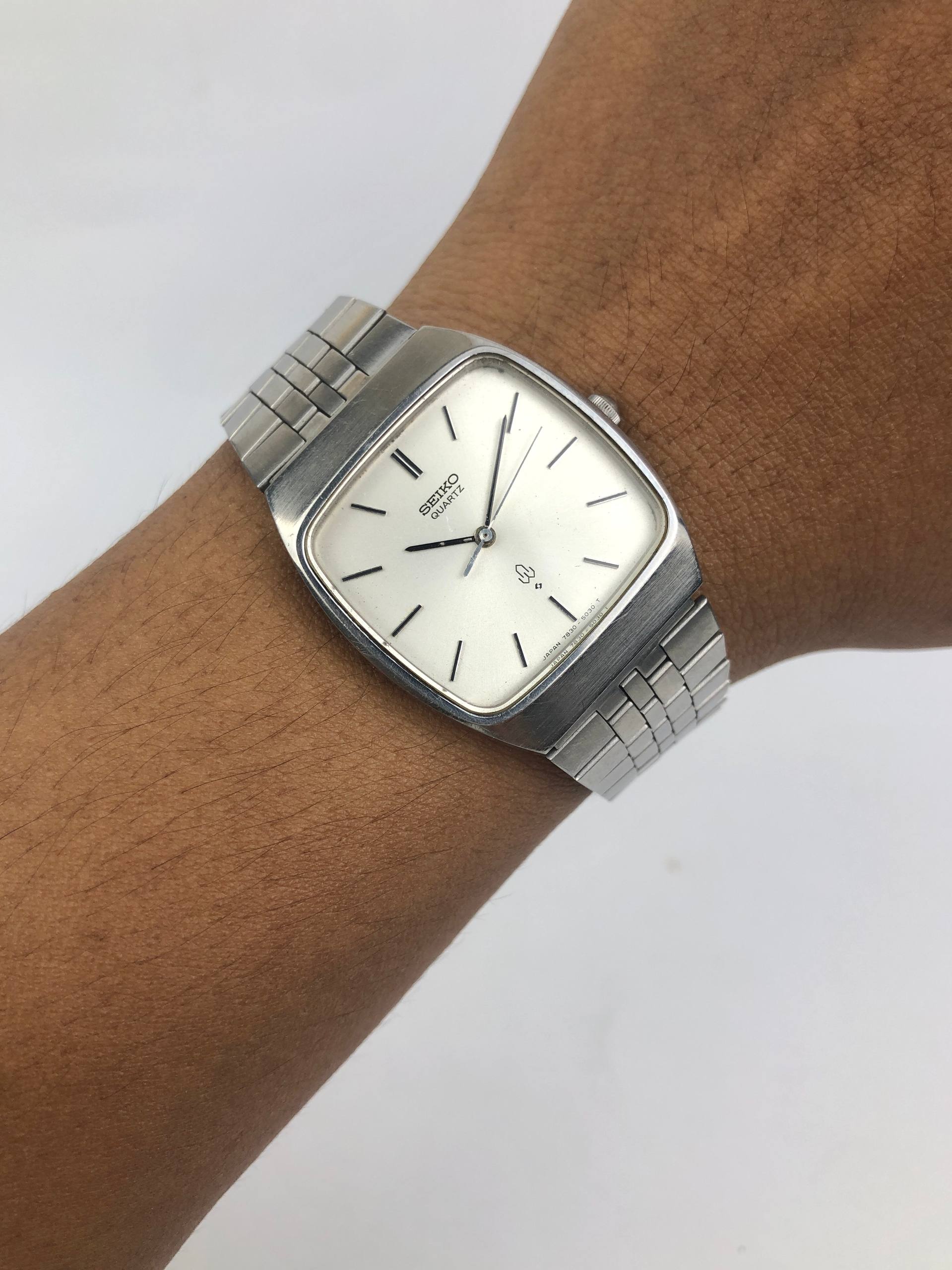 SEIKO 7830-5030 TV CASE QUARTZ ALL ORIGINAL