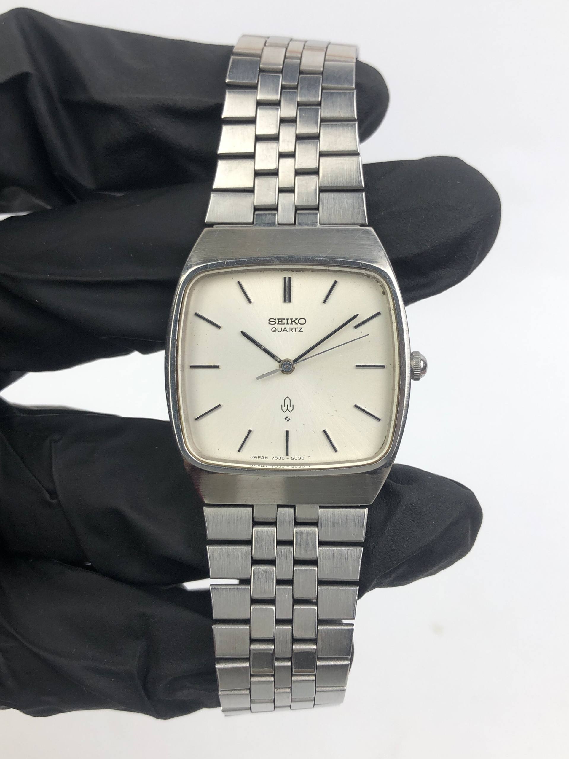 SEIKO 7830-5030 TV CASE QUARTZ ALL ORIGINAL - Gambar 2