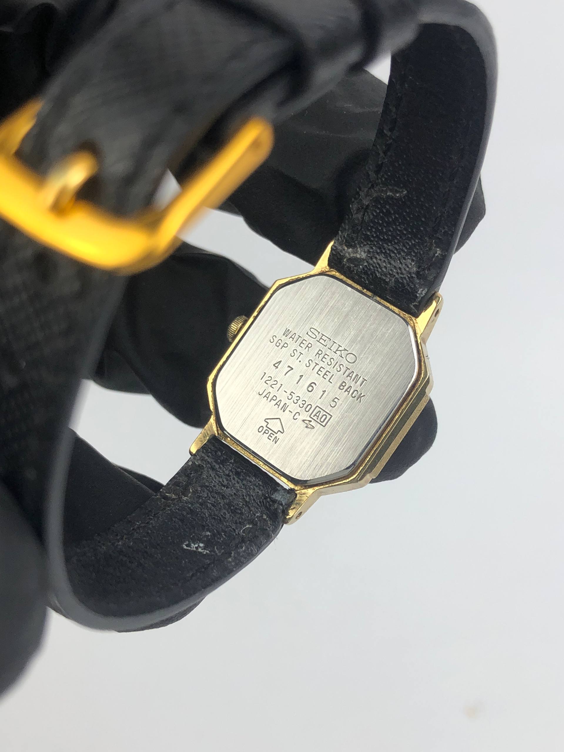 SEIKO 1221-5330 QUARTZ OCTAGON SGP LADIES - Gambar 7