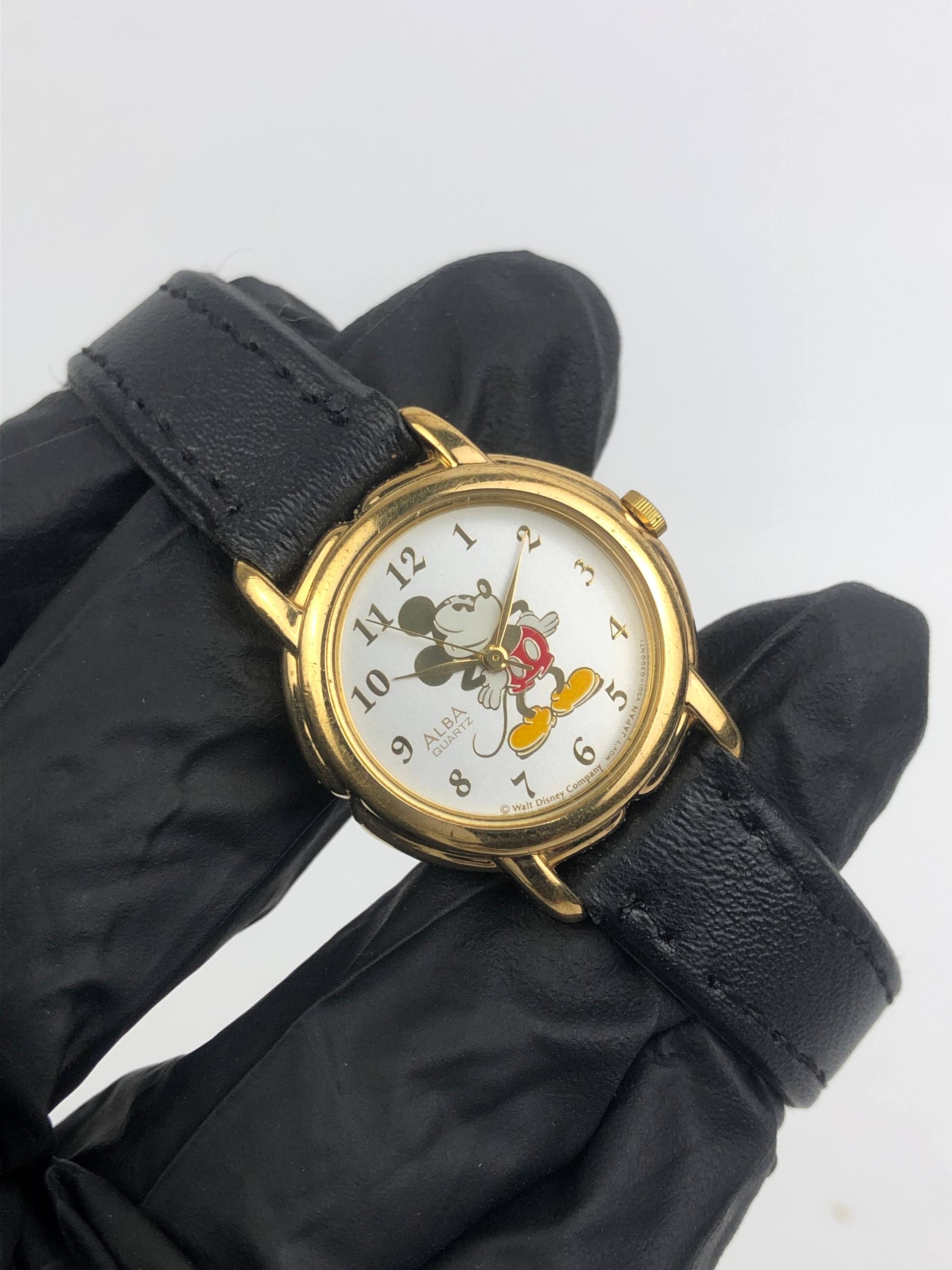 CHARACTER WATCH ALBA V501-0179 VINTAGE QUARTZ - Gambar 4