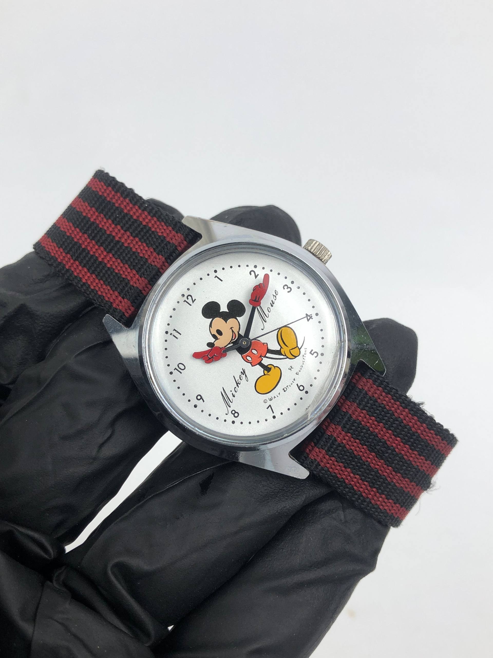 SEIKO MICKEY MOUSE CHARACTER 5000-7000 VINTAGE MANUAL WINDING - Gambar 3