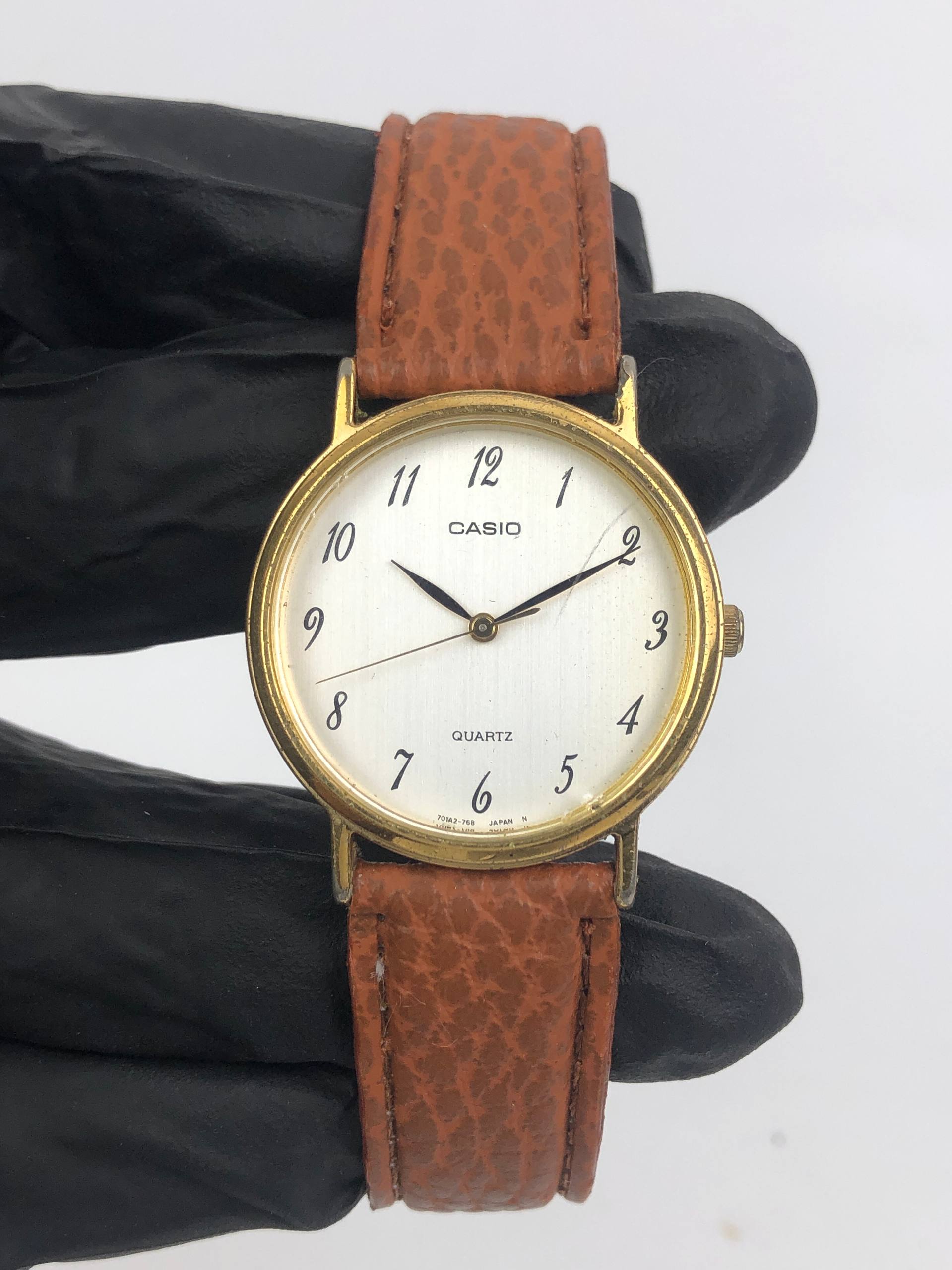 CASIO ANALOG QUARTZ VINTAGE NUMERIK - Gambar 2