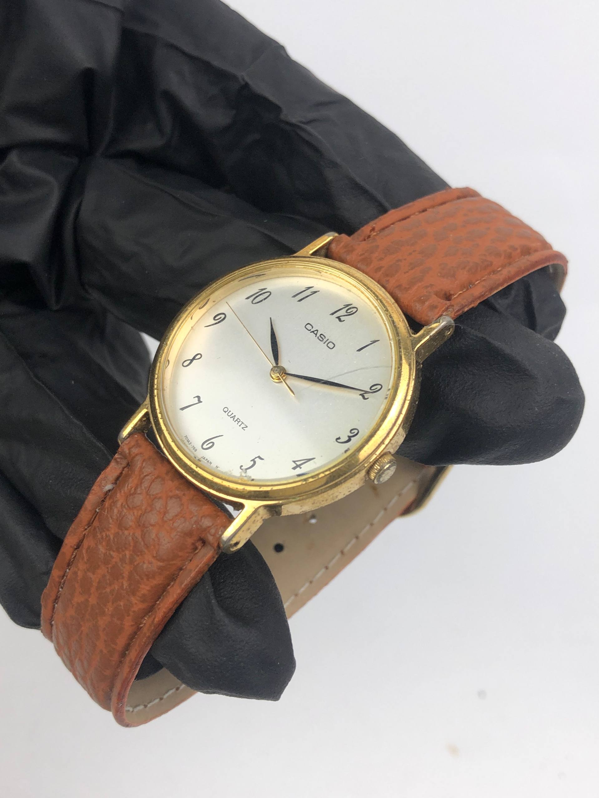 CASIO ANALOG QUARTZ VINTAGE NUMERIK - Gambar 3