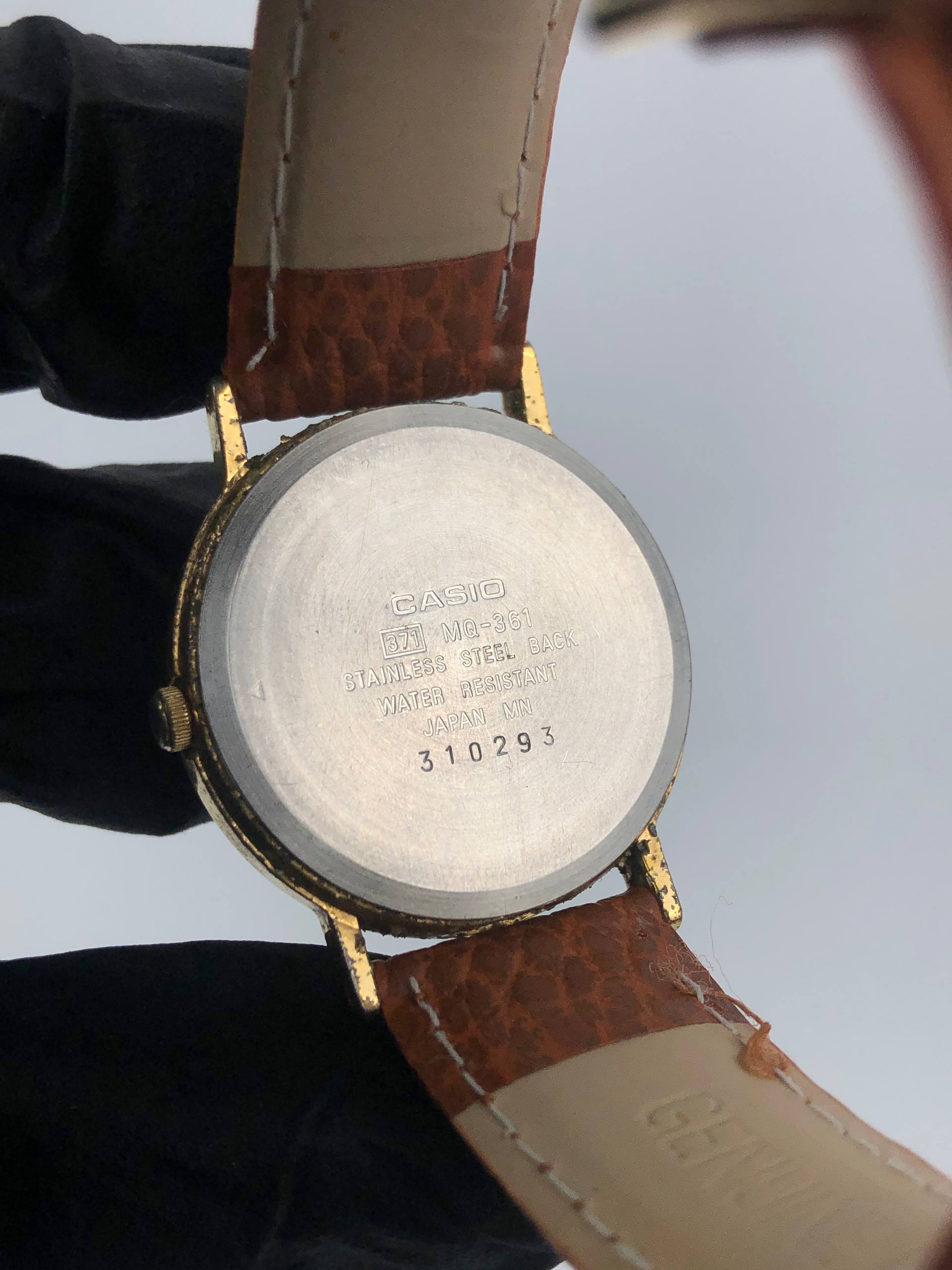 CASIO ANALOG QUARTZ VINTAGE NUMERIK - Gambar 7