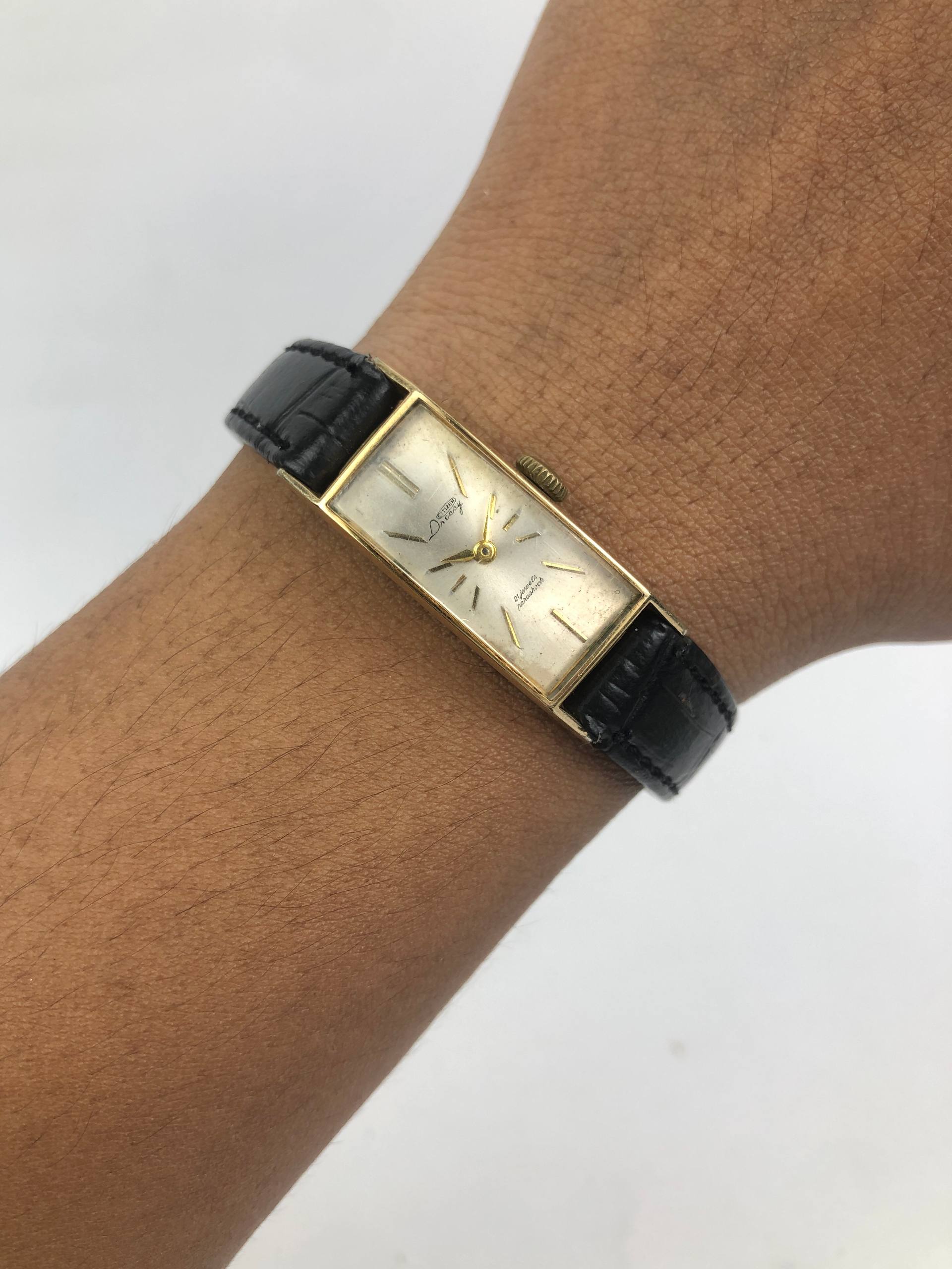 VINTAGE CITIZEN DRESSY 14K 50MICRON GOLD ORIGINAL