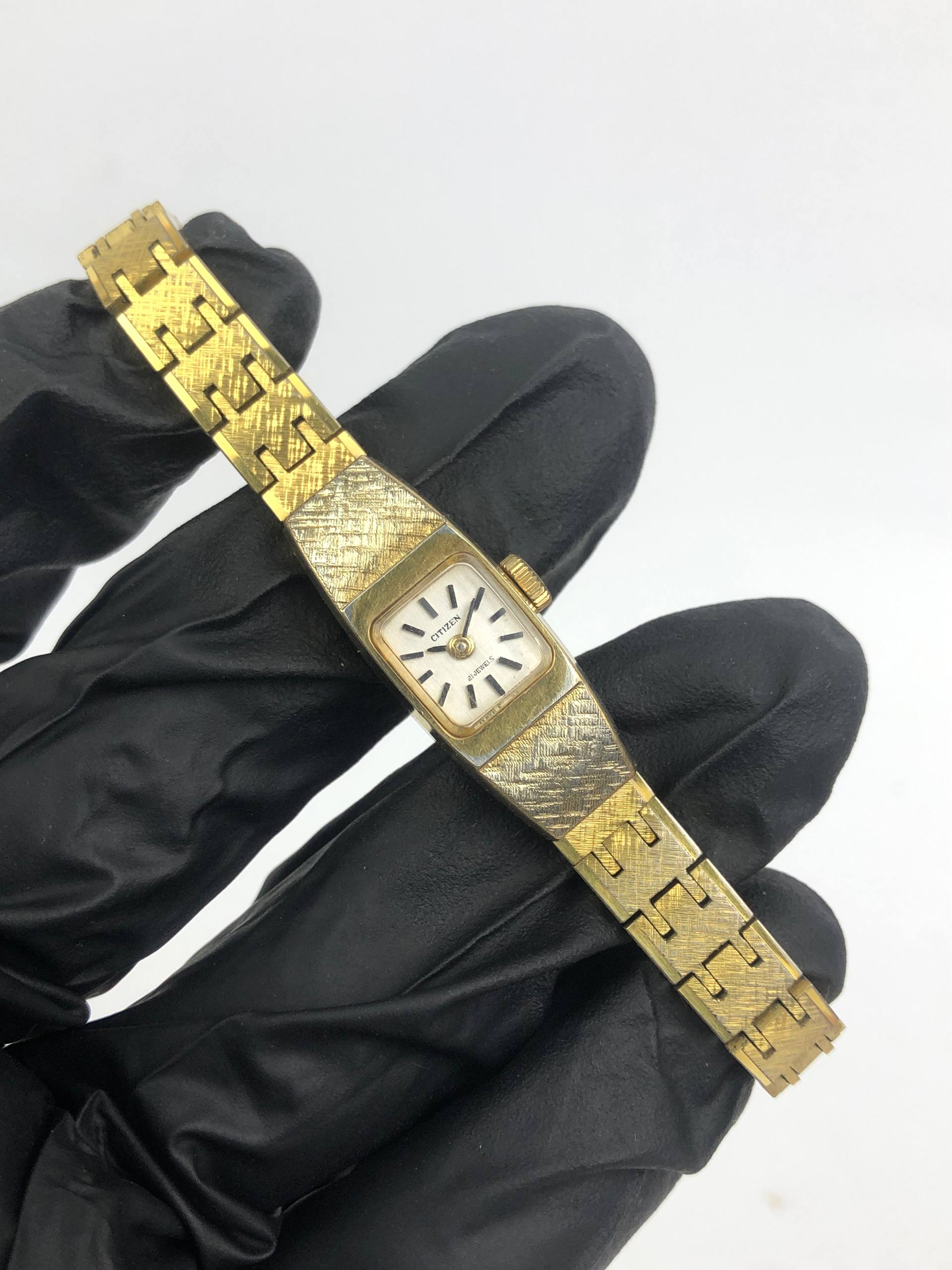 CITIZEN BANGLE GOLD CASE VINTAE ALL ORI - Gambar 4
