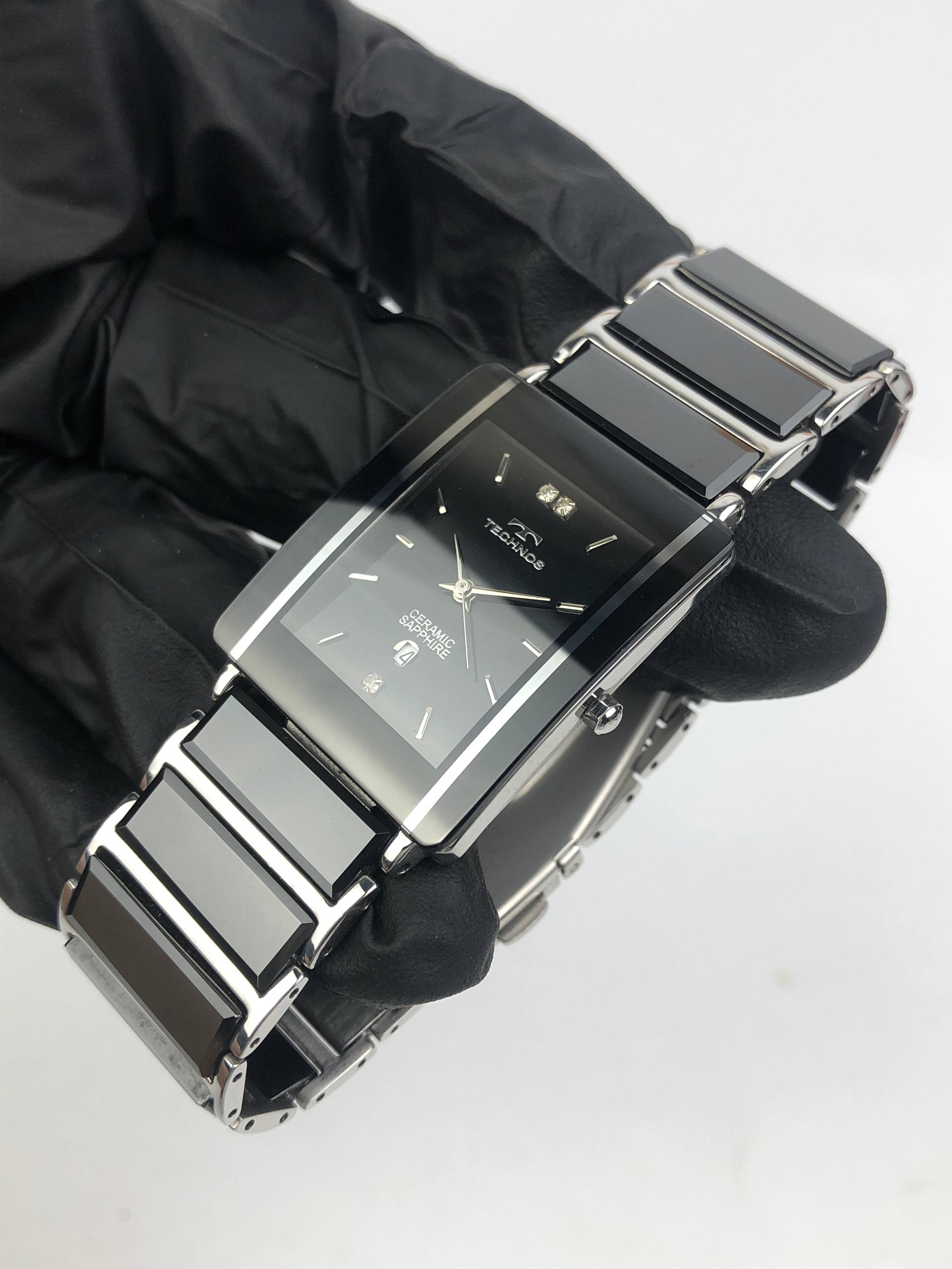 TECHNOS CERAMIC TAM-530 TANK SAPPHIRE CRYSTAL QUARTZ - Gambar 4