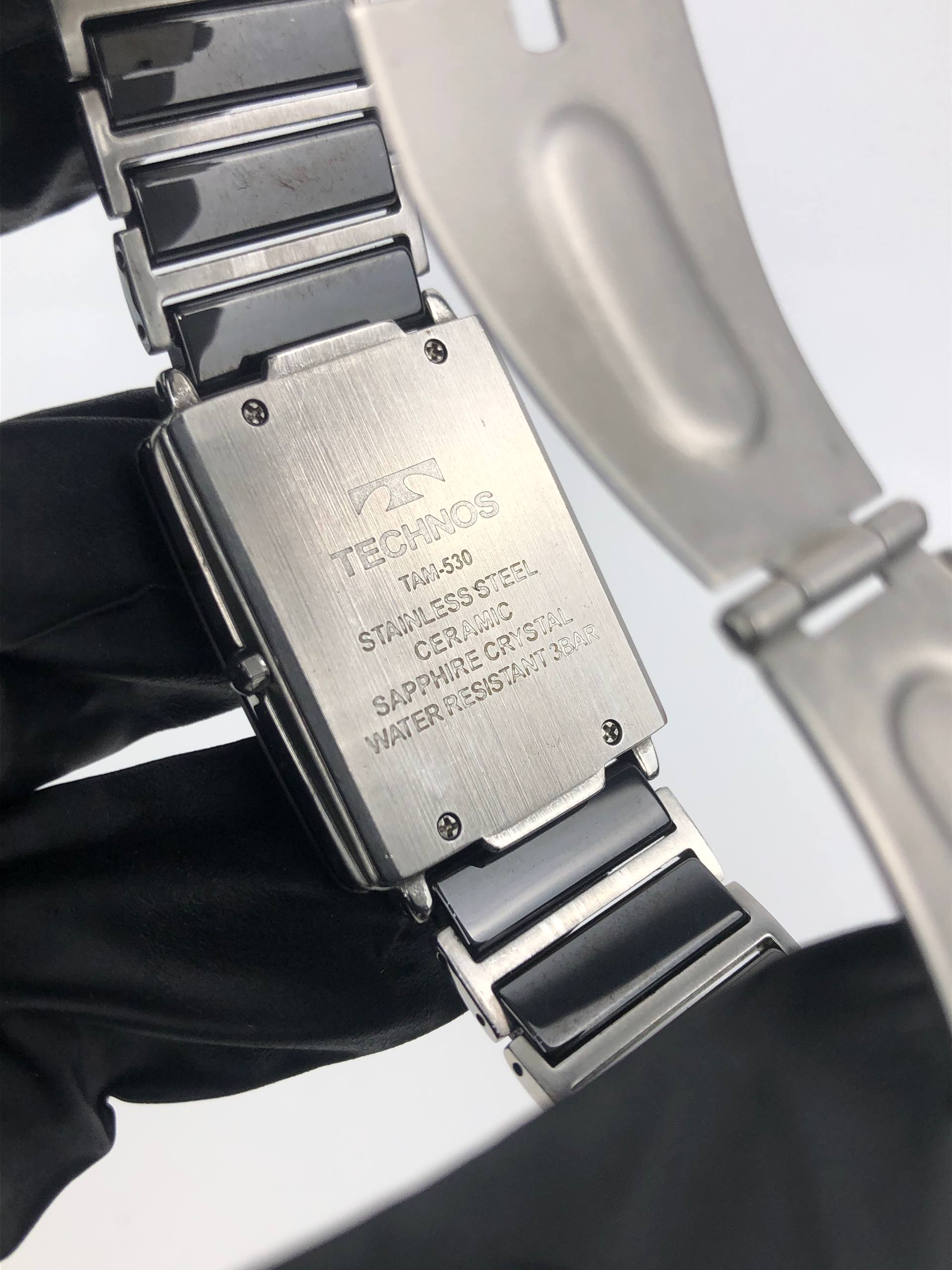 TECHNOS CERAMIC TAM-530 TANK SAPPHIRE CRYSTAL QUARTZ - Gambar 8