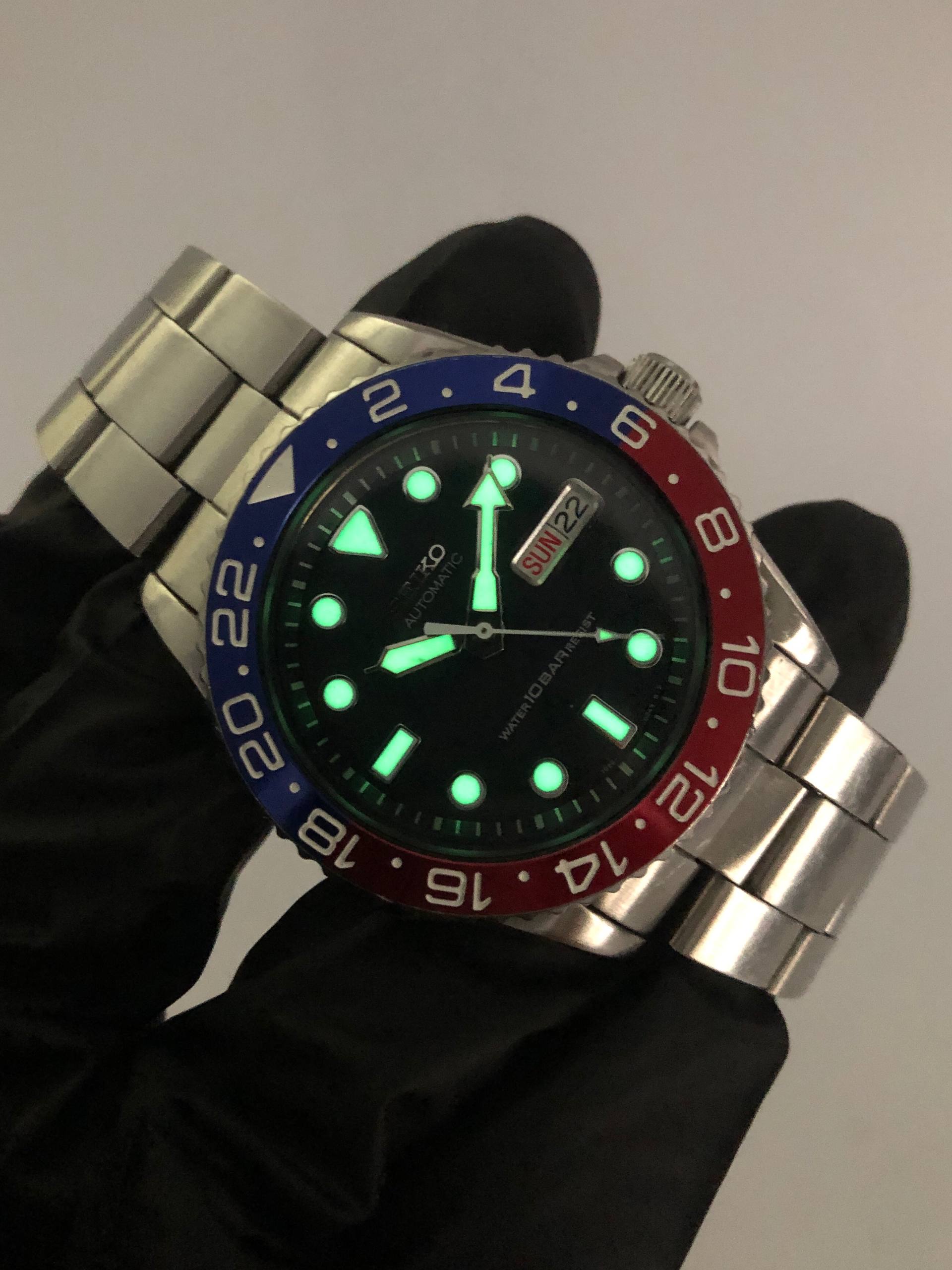 SEIKO DIVER SKX031 BEZEL PEPSI GMT - Gambar 5