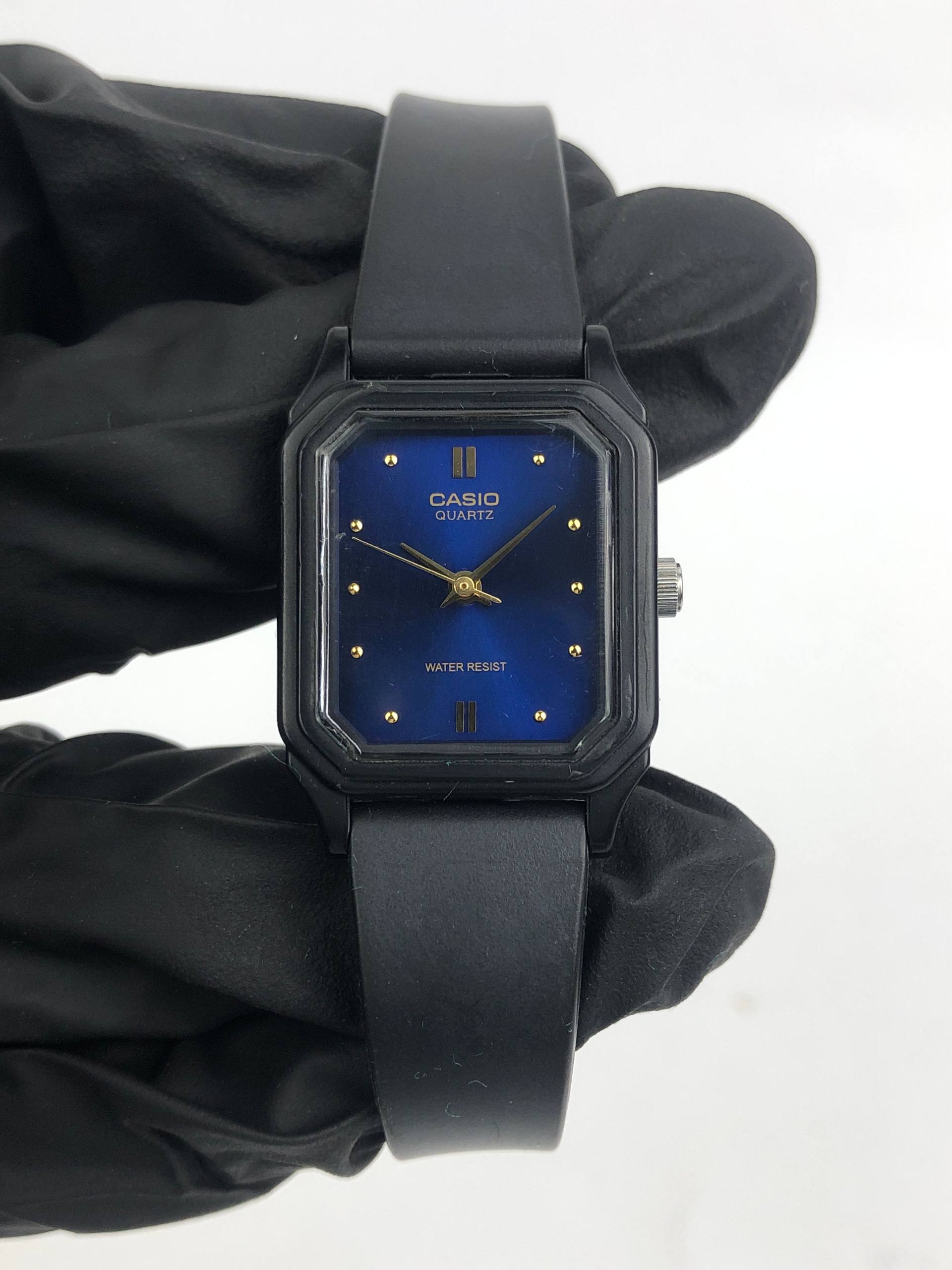 CASIO LQ-142 SQUARE BLUE DIAL LADIES - Gambar 2