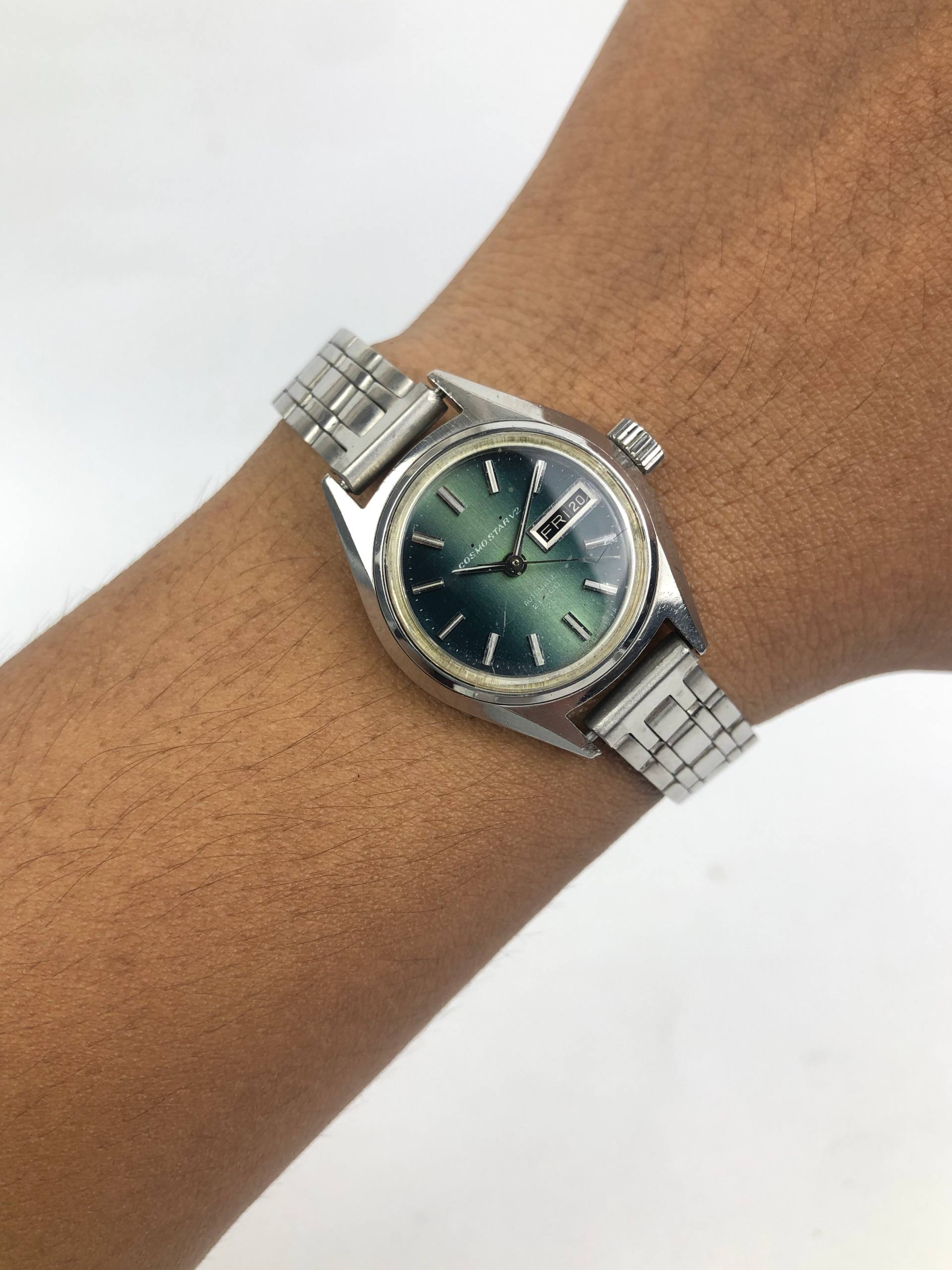 CITIZEN COSMOSTAR V2 VINTAGE GREEN DIAL