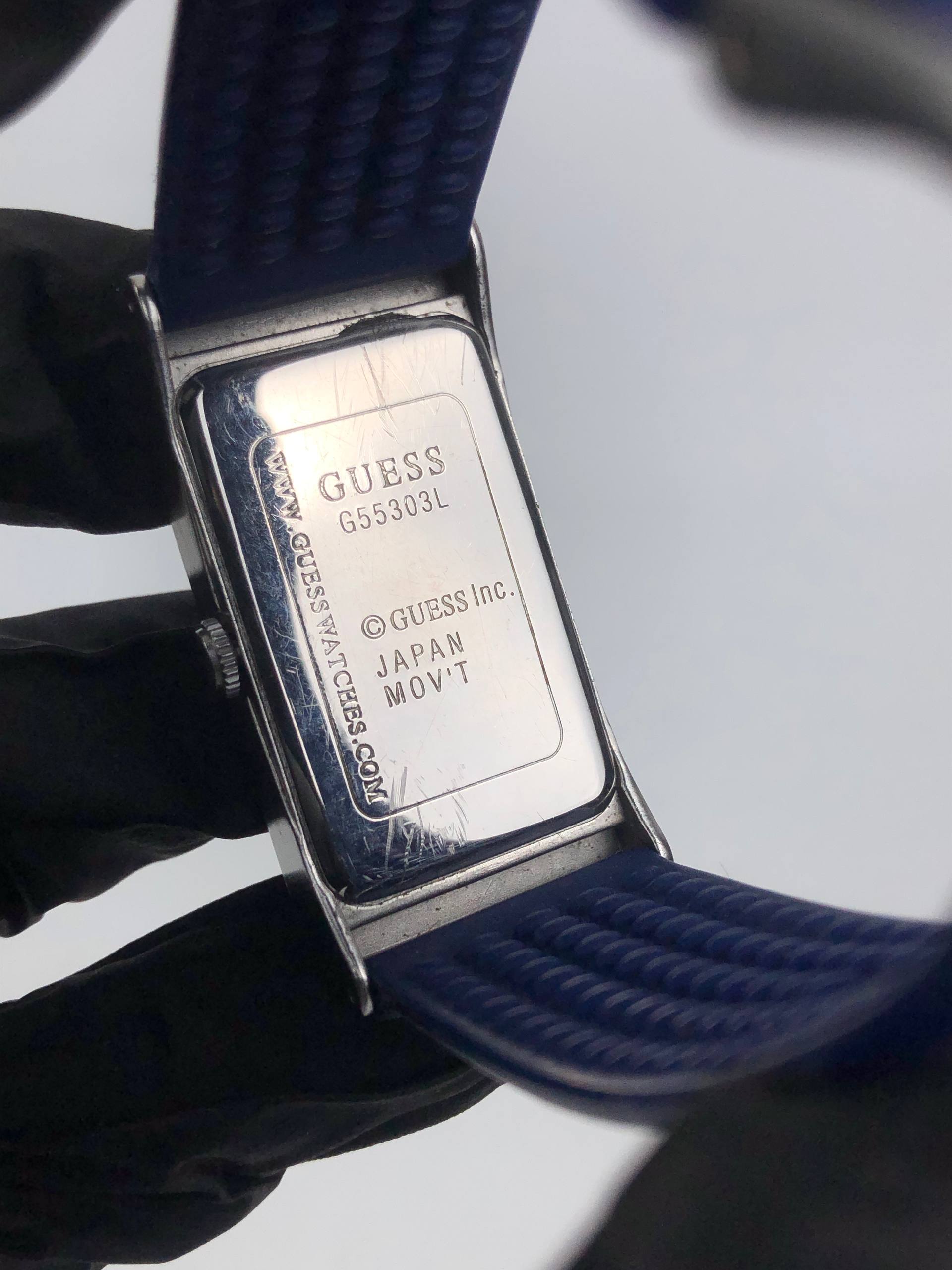 GUESS G55303L QUARTZ ANALOG PUPRPLE DIAL - Gambar 7