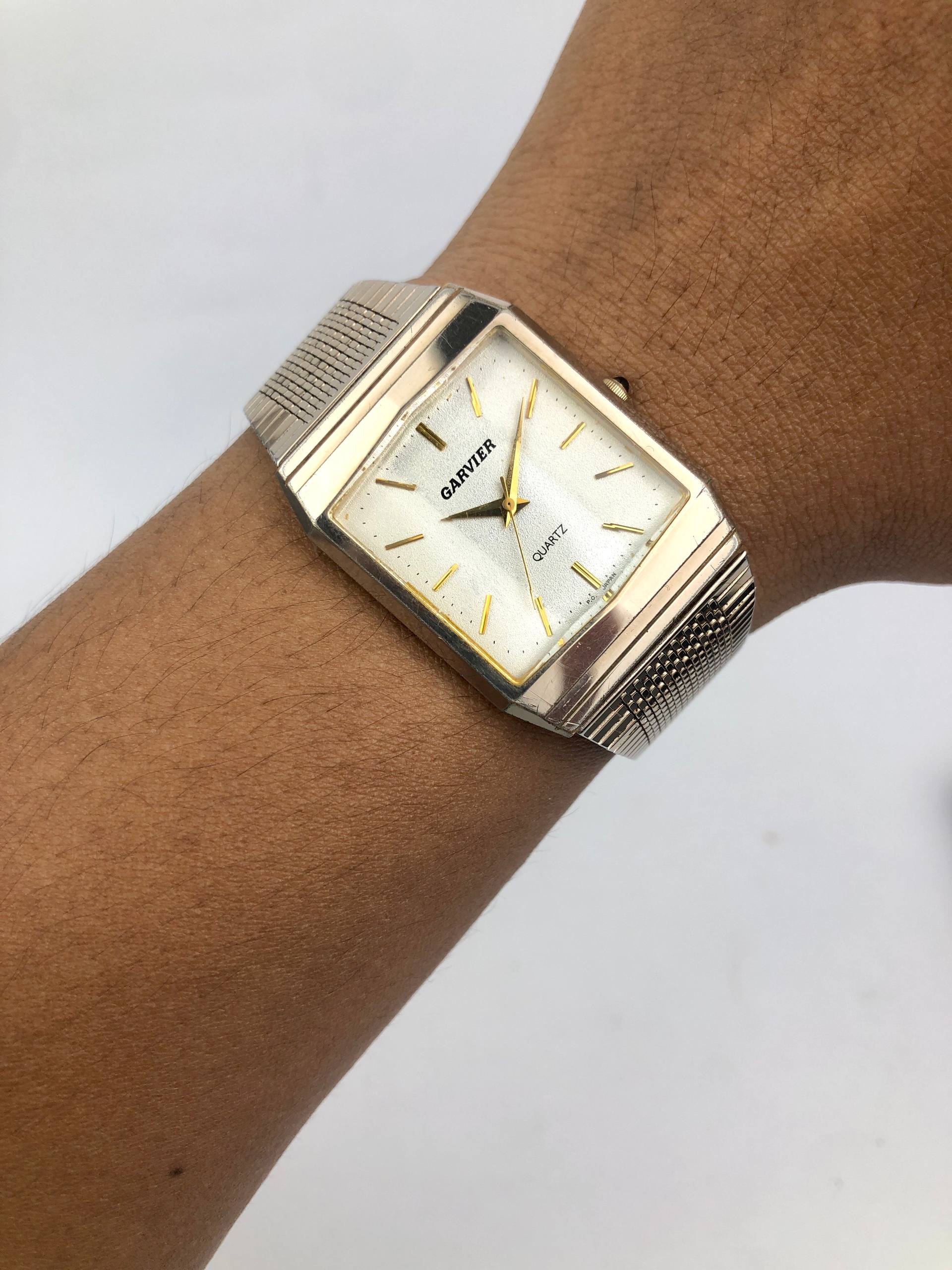 GARVIER JAPAN QUARTZ TANK ORIGINAL