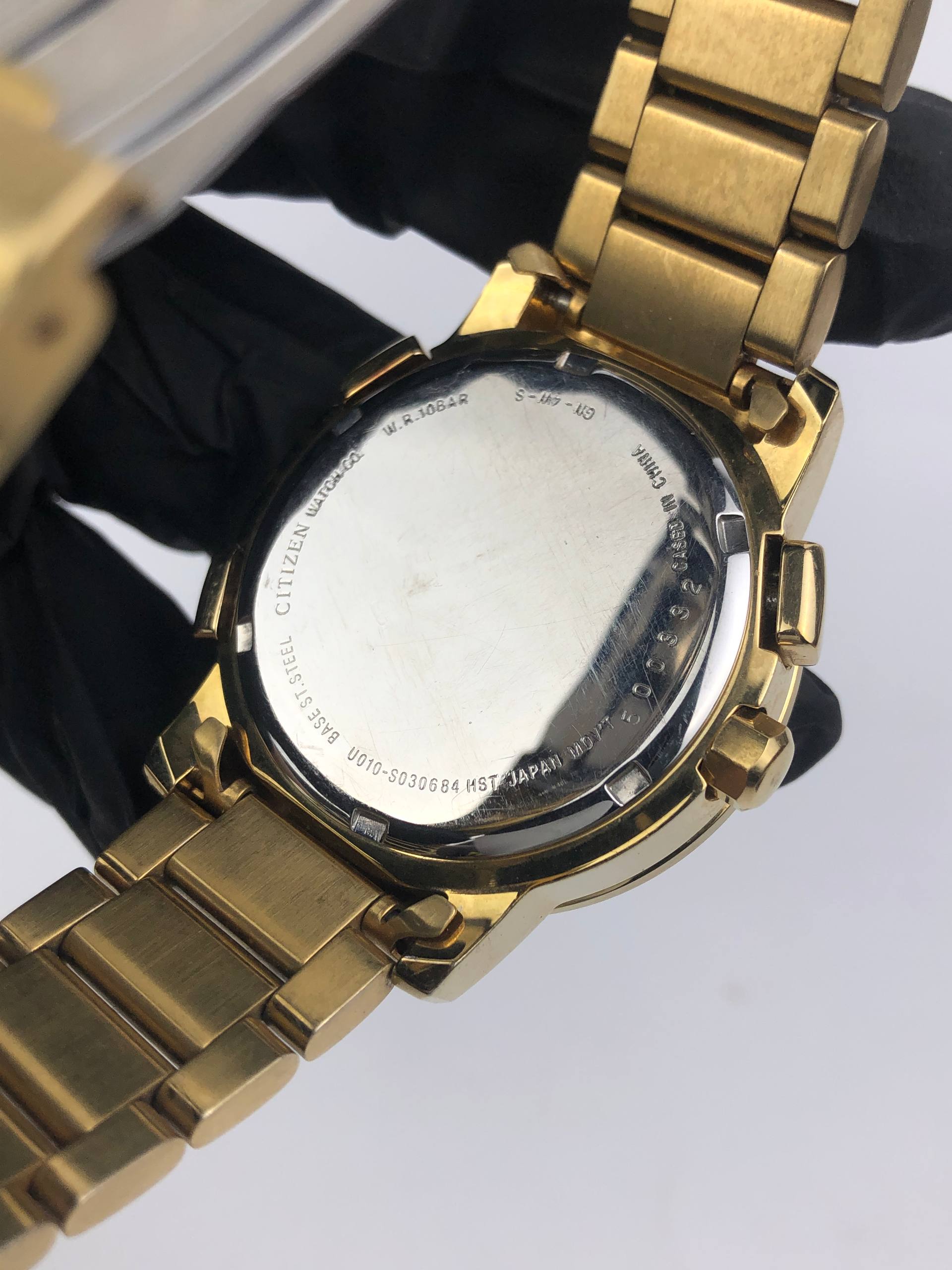 CITIZEN WORLDTIME CHRONOGRAPH ANADIGI ALL ORIGINAL - Gambar 8