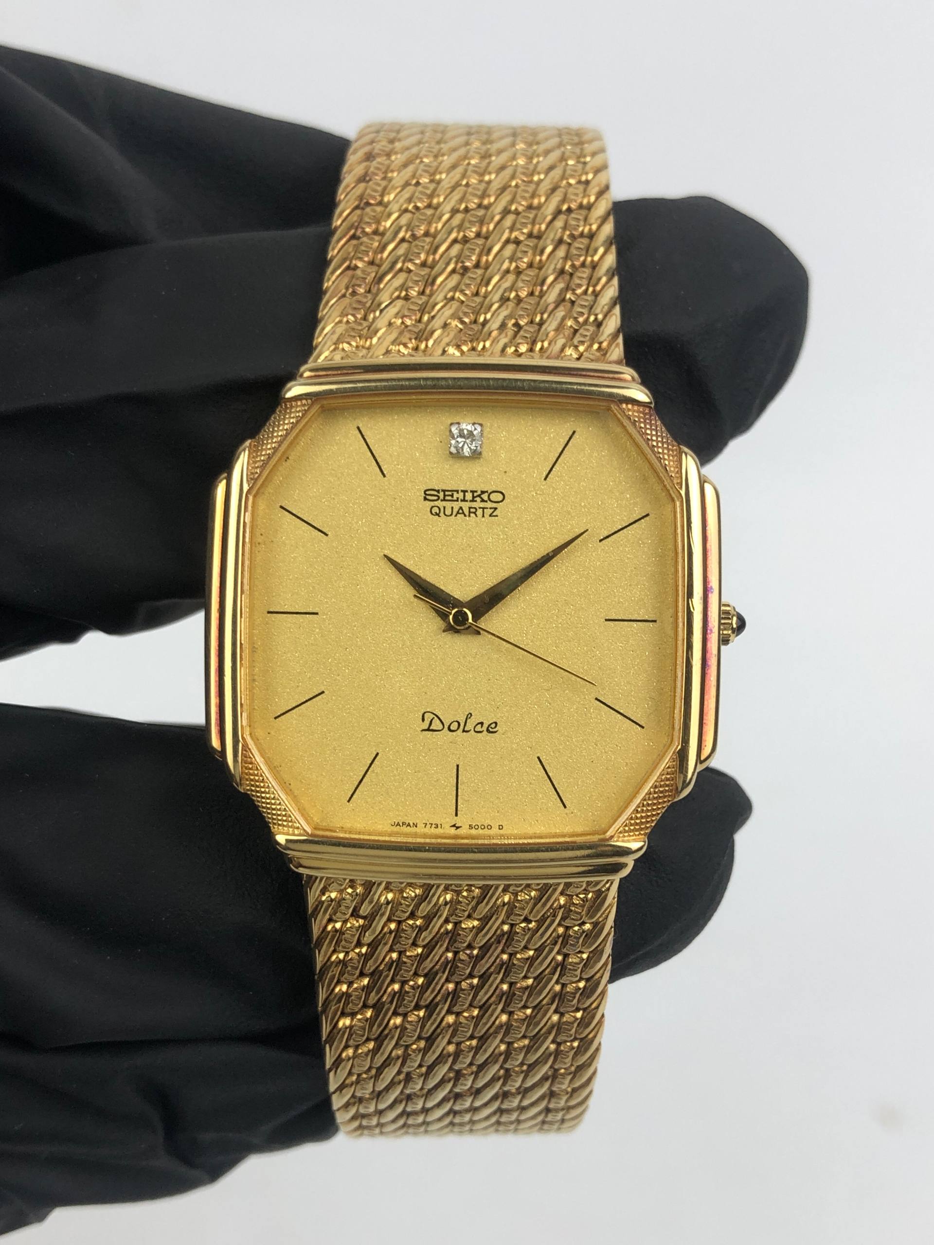 SEIKO 7731-5000 DOLCE JDM OCTAGON CASE ALL ORIGINAL - Gambar 2