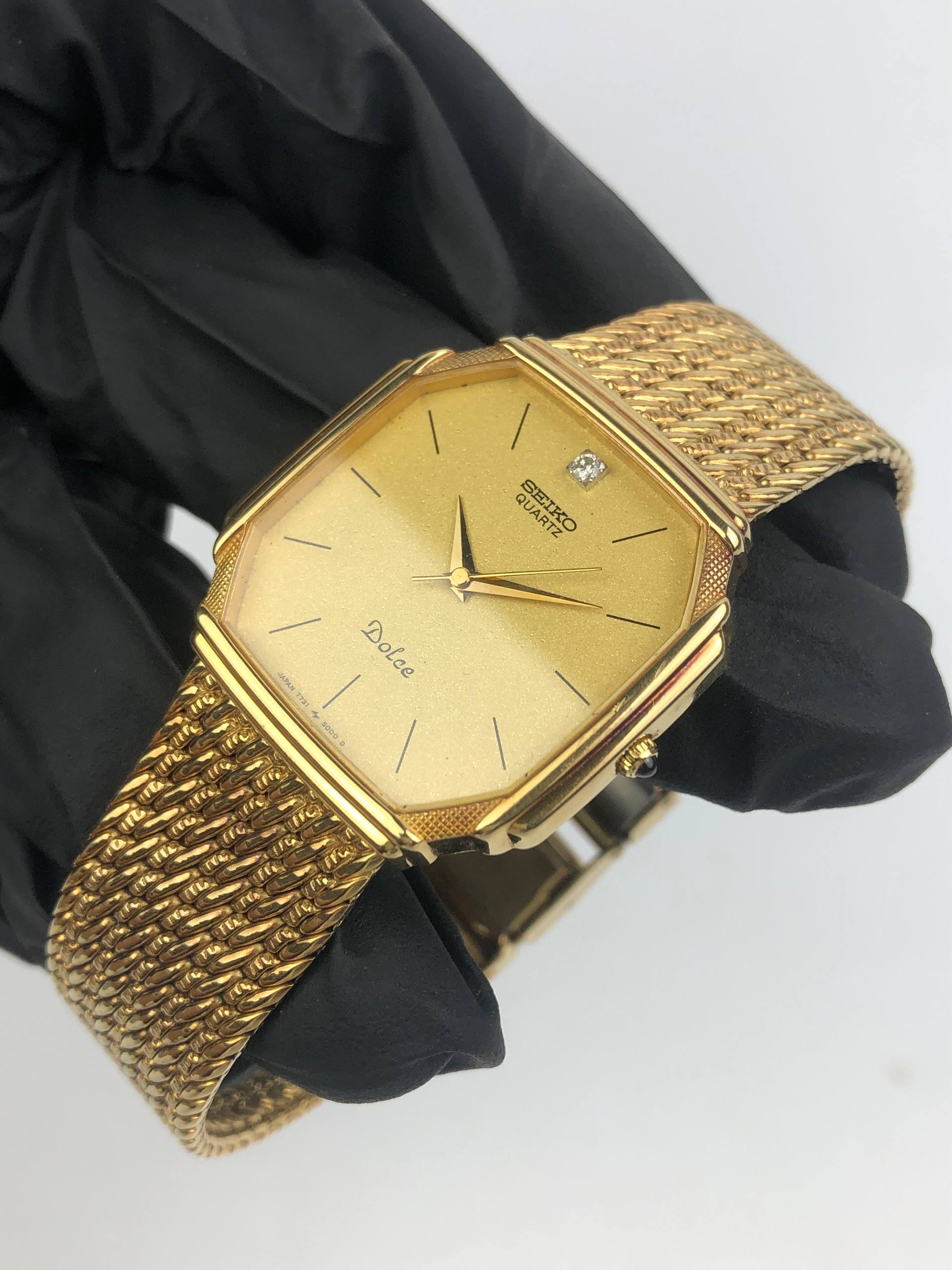 SEIKO 7731-5000 DOLCE JDM OCTAGON CASE ALL ORIGINAL - Gambar 3