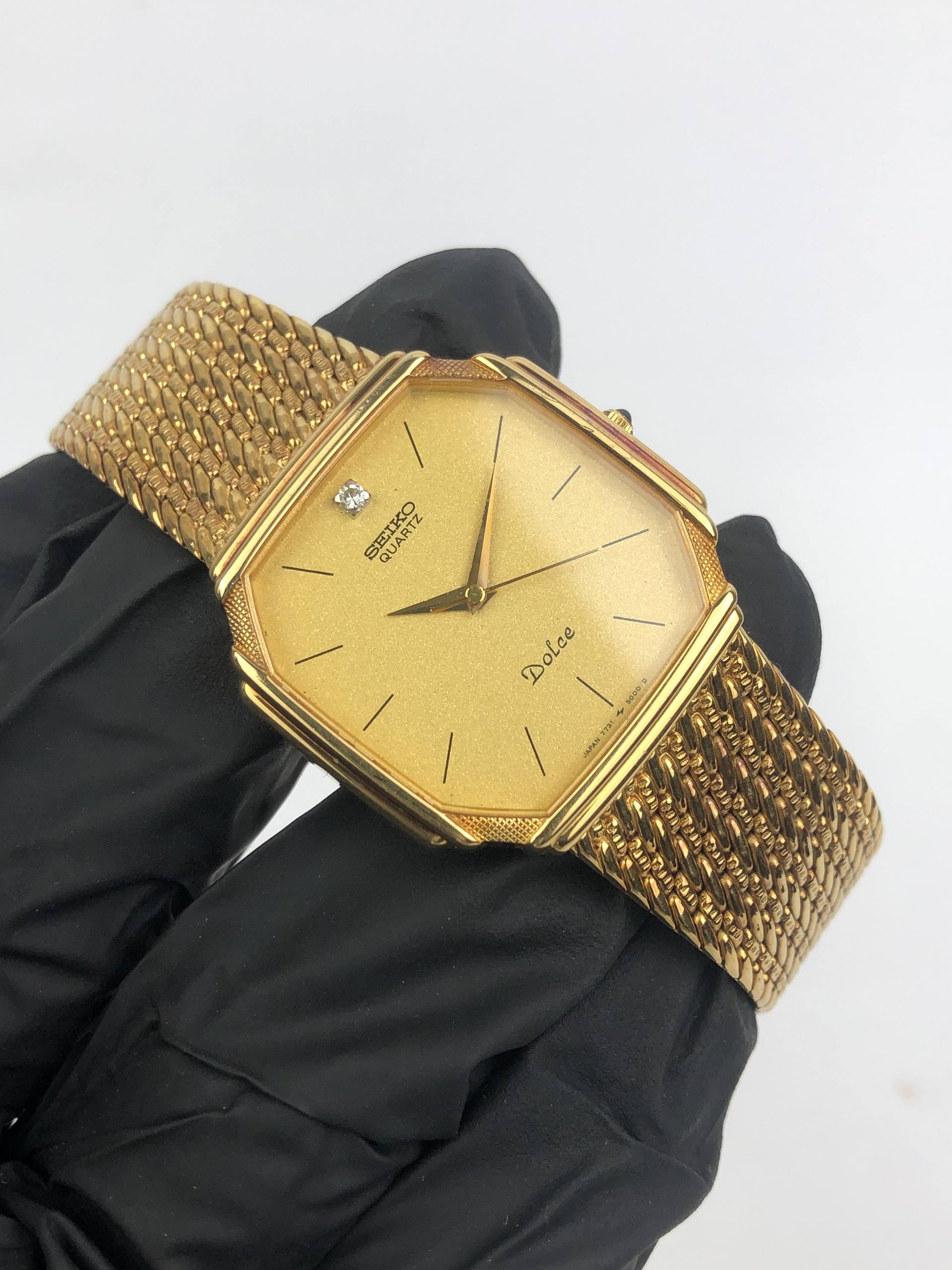 SEIKO 7731-5000 DOLCE JDM OCTAGON CASE ALL ORIGINAL - Gambar 4