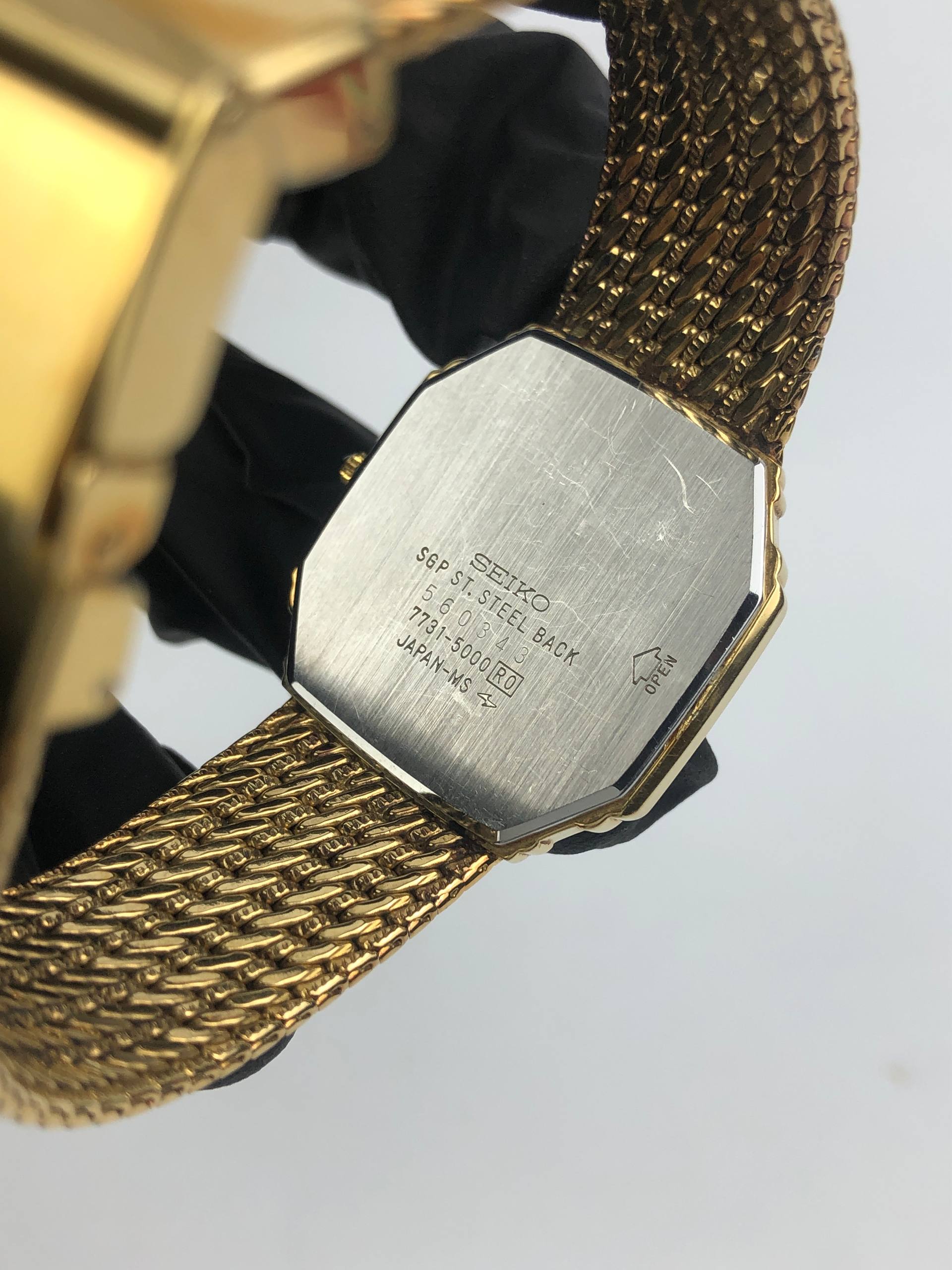 SEIKO 7731-5000 DOLCE JDM OCTAGON CASE ALL ORIGINAL - Gambar 8