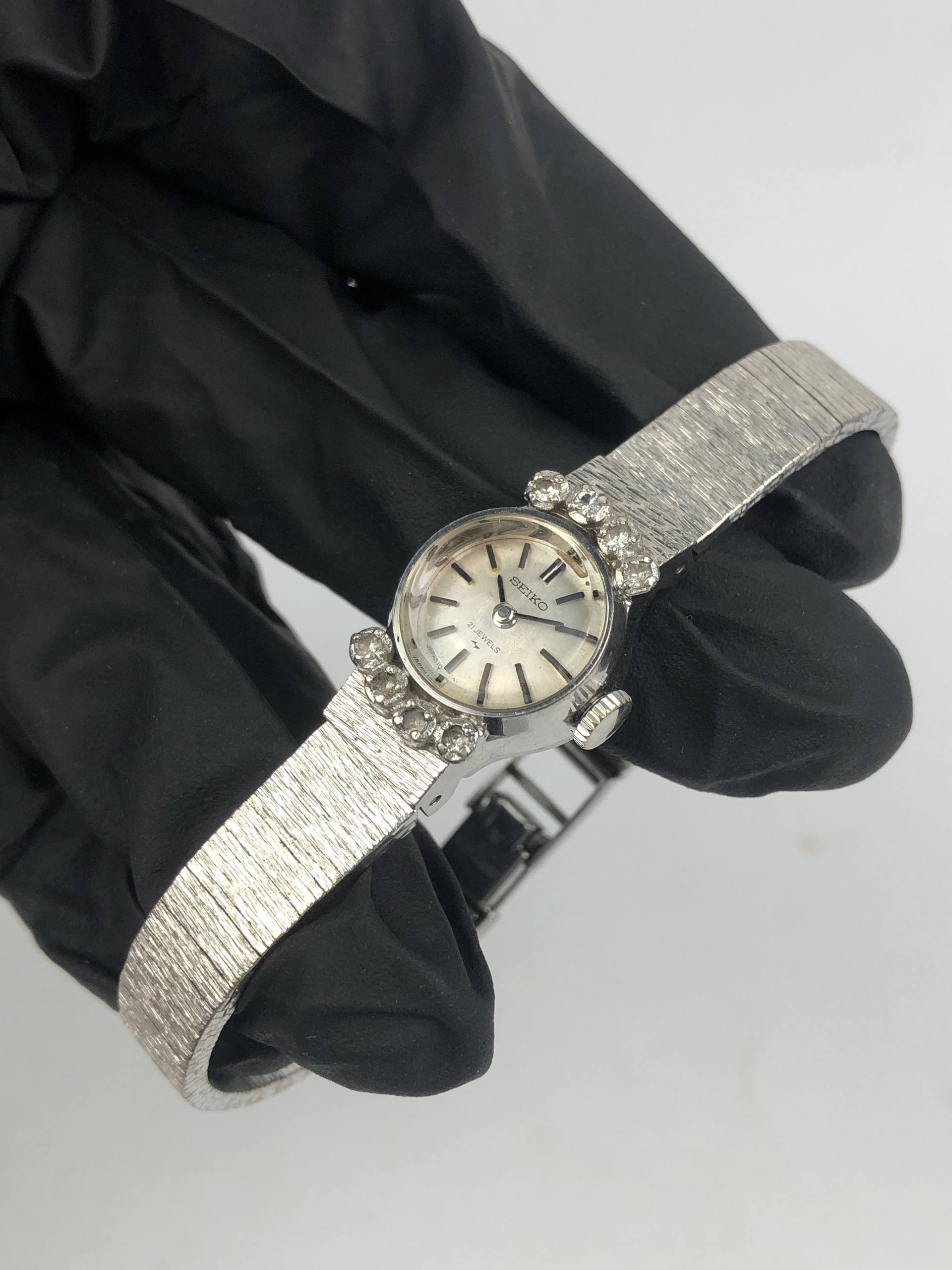 SEIKO 10-0900 DIAMOND BEZEL VINTAGE ORIGINAL - Gambar 3