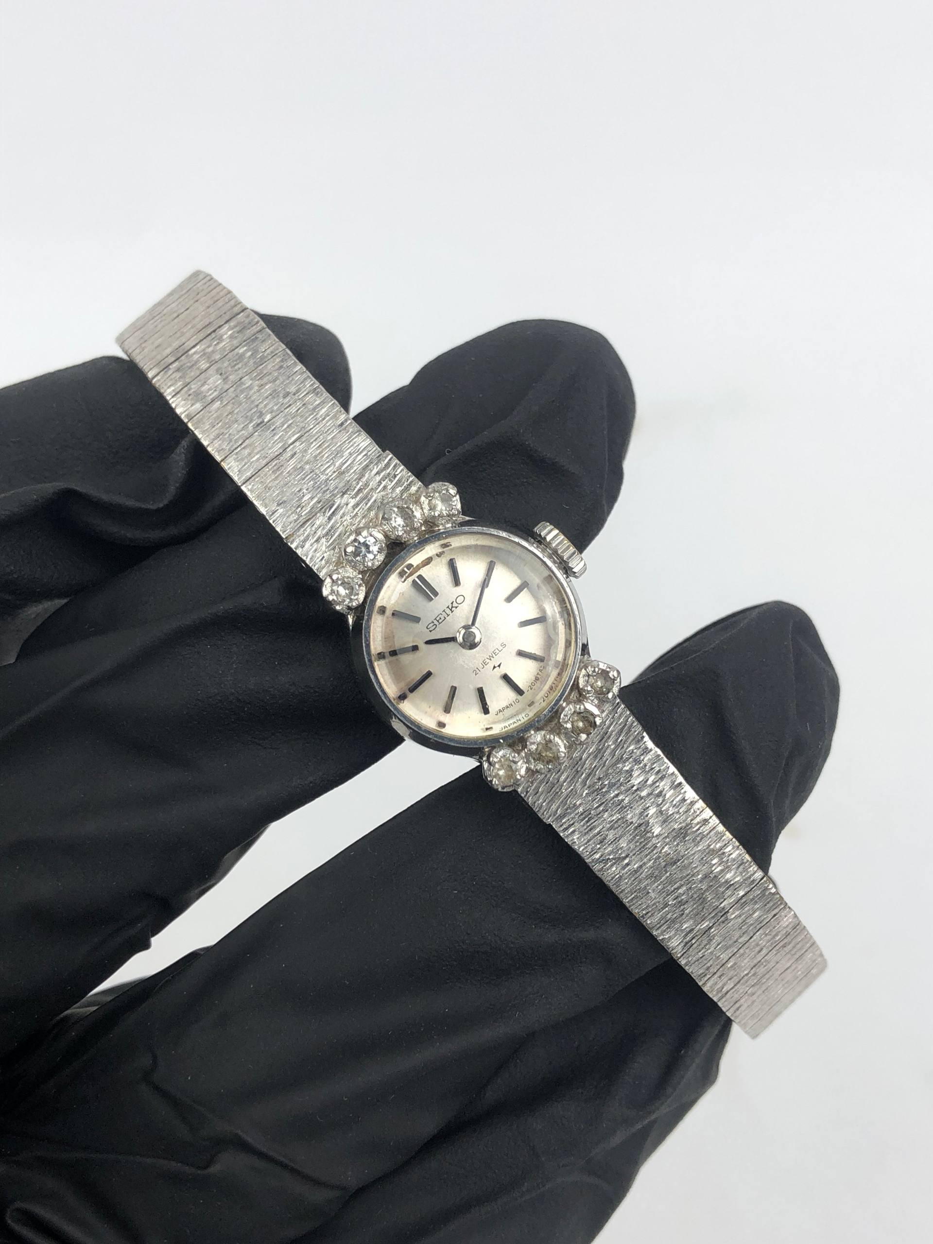 SEIKO 10-0900 DIAMOND BEZEL VINTAGE ORIGINAL - Gambar 4