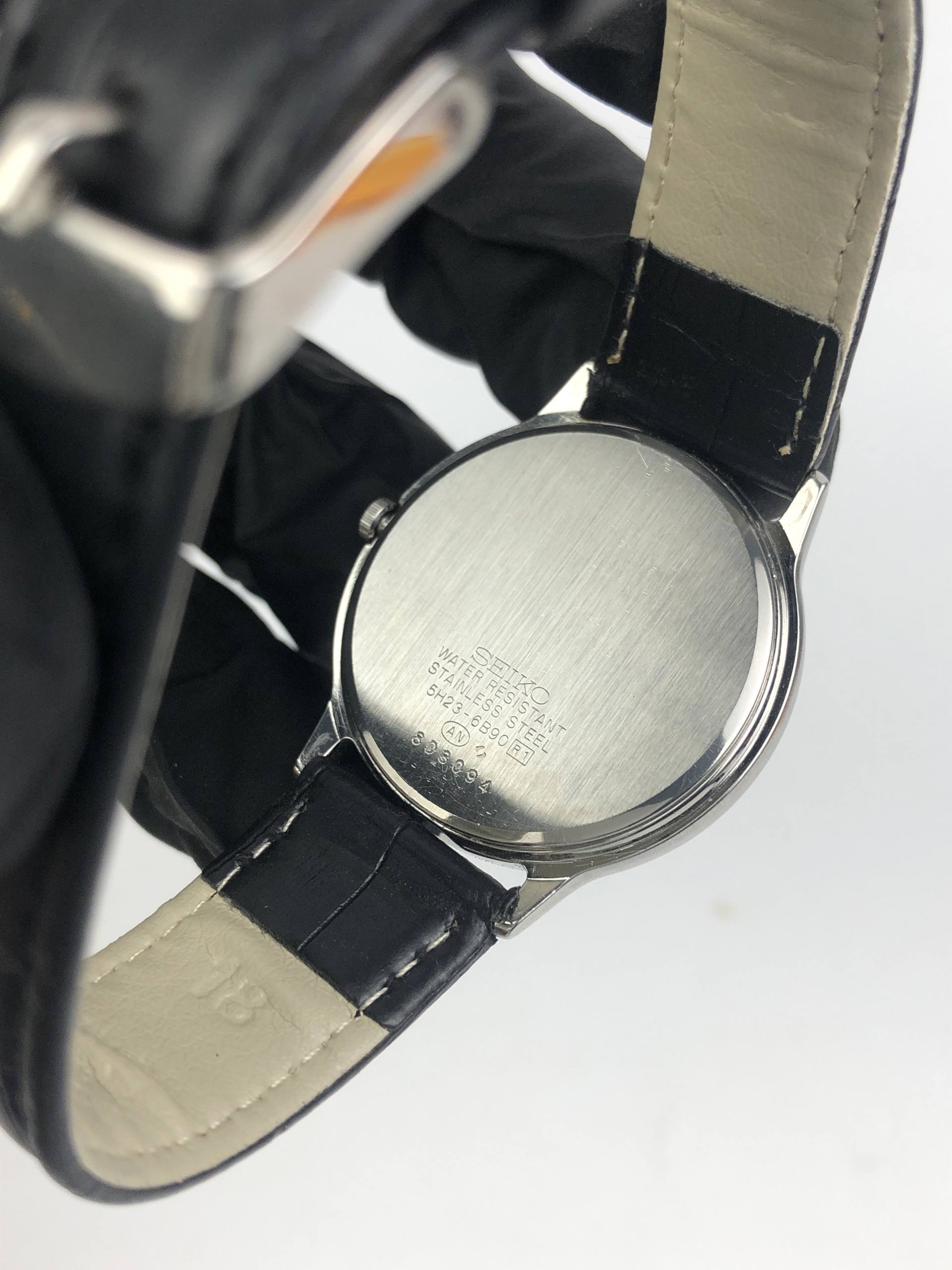 SEIKO 5H23-6B90 CONTEMPORARY BASIC TAN DIAL SPLIT DAY - Gambar 7