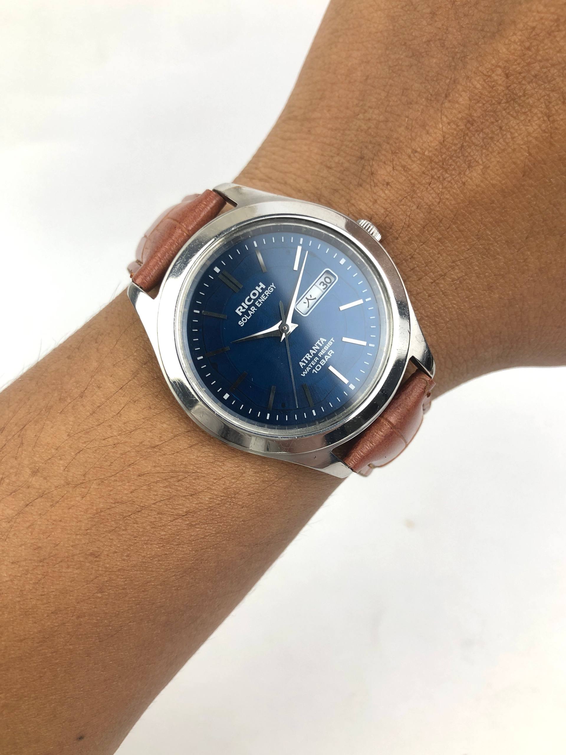 RICOH ATRANTA SOLAR ENERGY BLUE DIAL