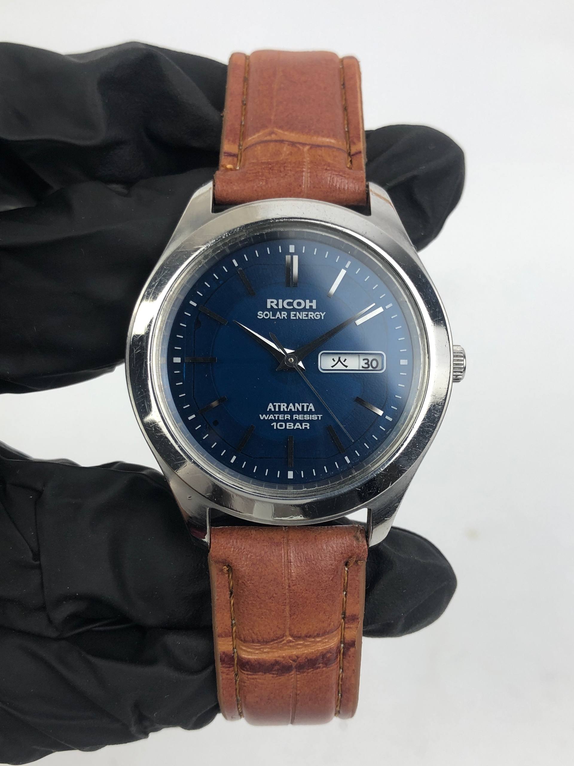 RICOH ATRANTA SOLAR ENERGY BLUE DIAL - Gambar 2