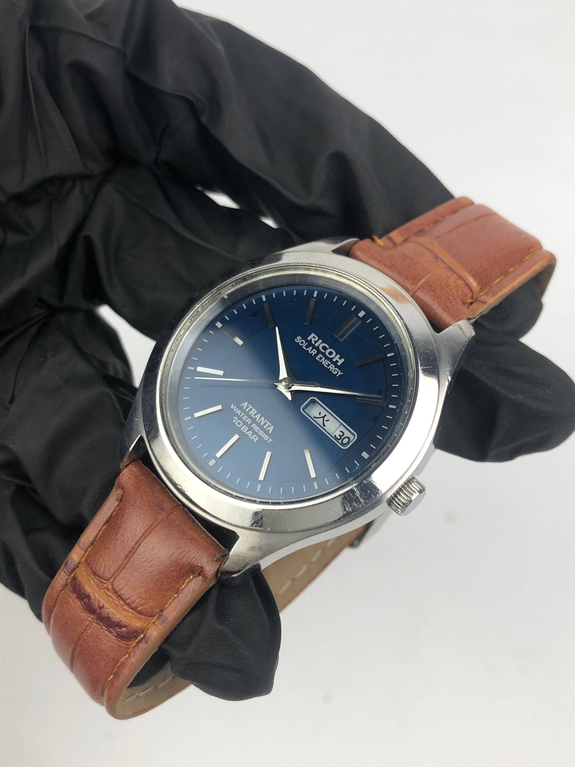 RICOH ATRANTA SOLAR ENERGY BLUE DIAL - Gambar 3