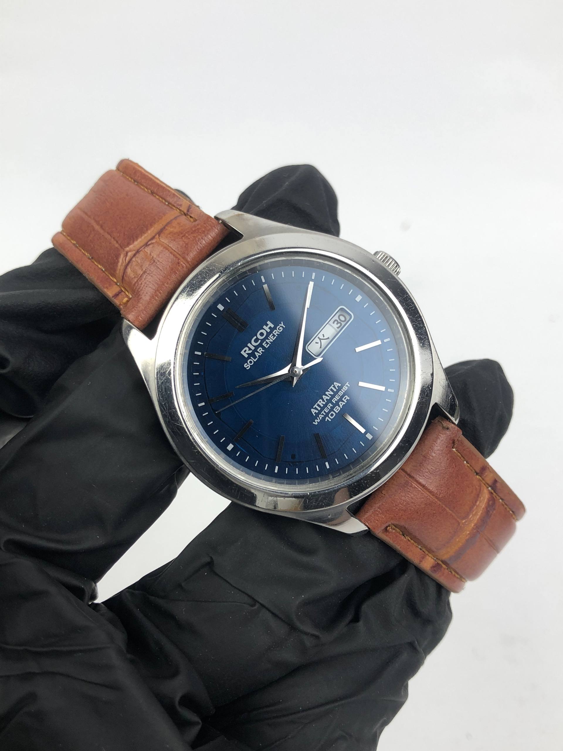 RICOH ATRANTA SOLAR ENERGY BLUE DIAL - Gambar 4