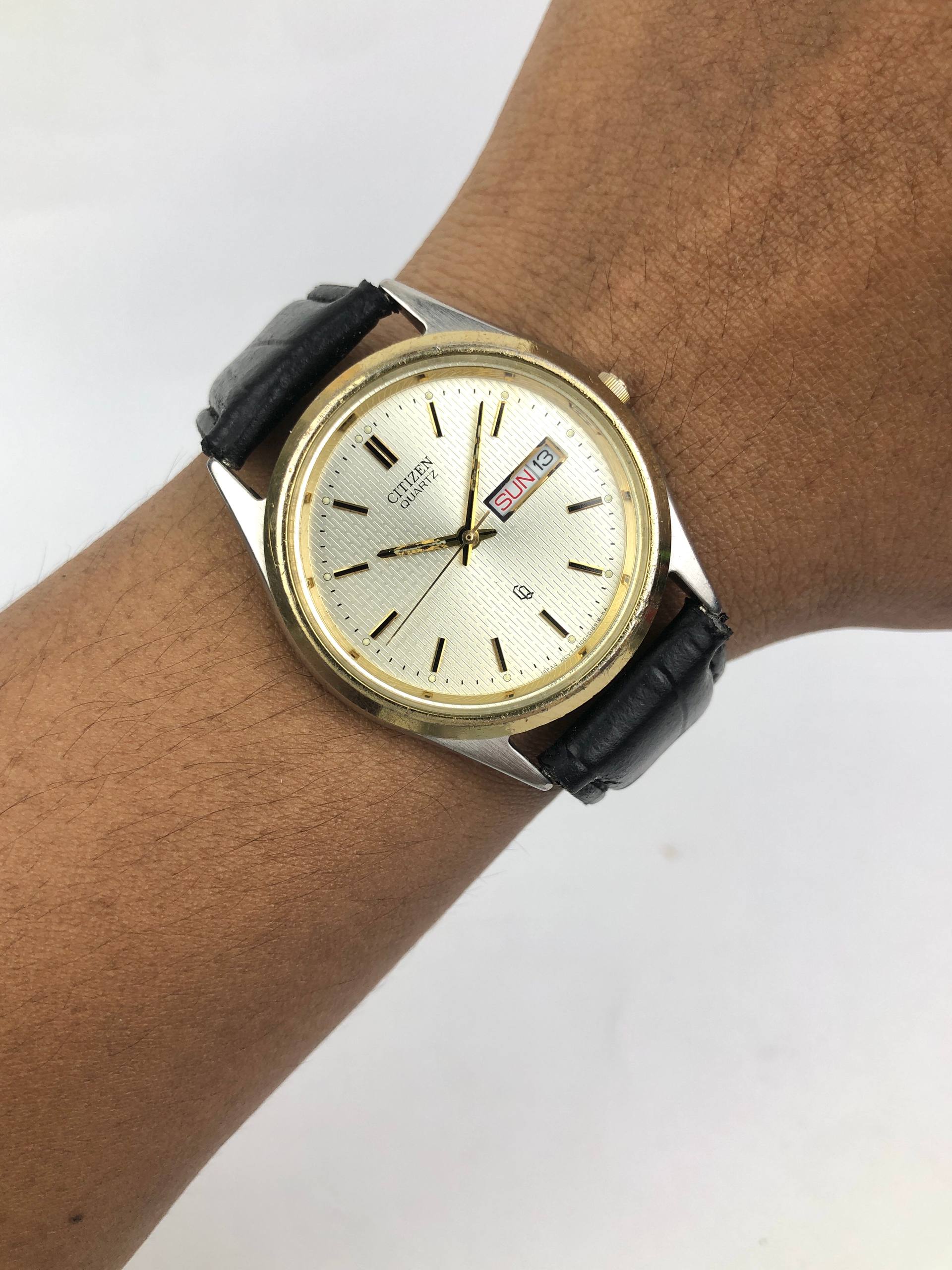 CITIZEN 6100-S96397 CQ TEXTURE DIAL ORIGINAL
