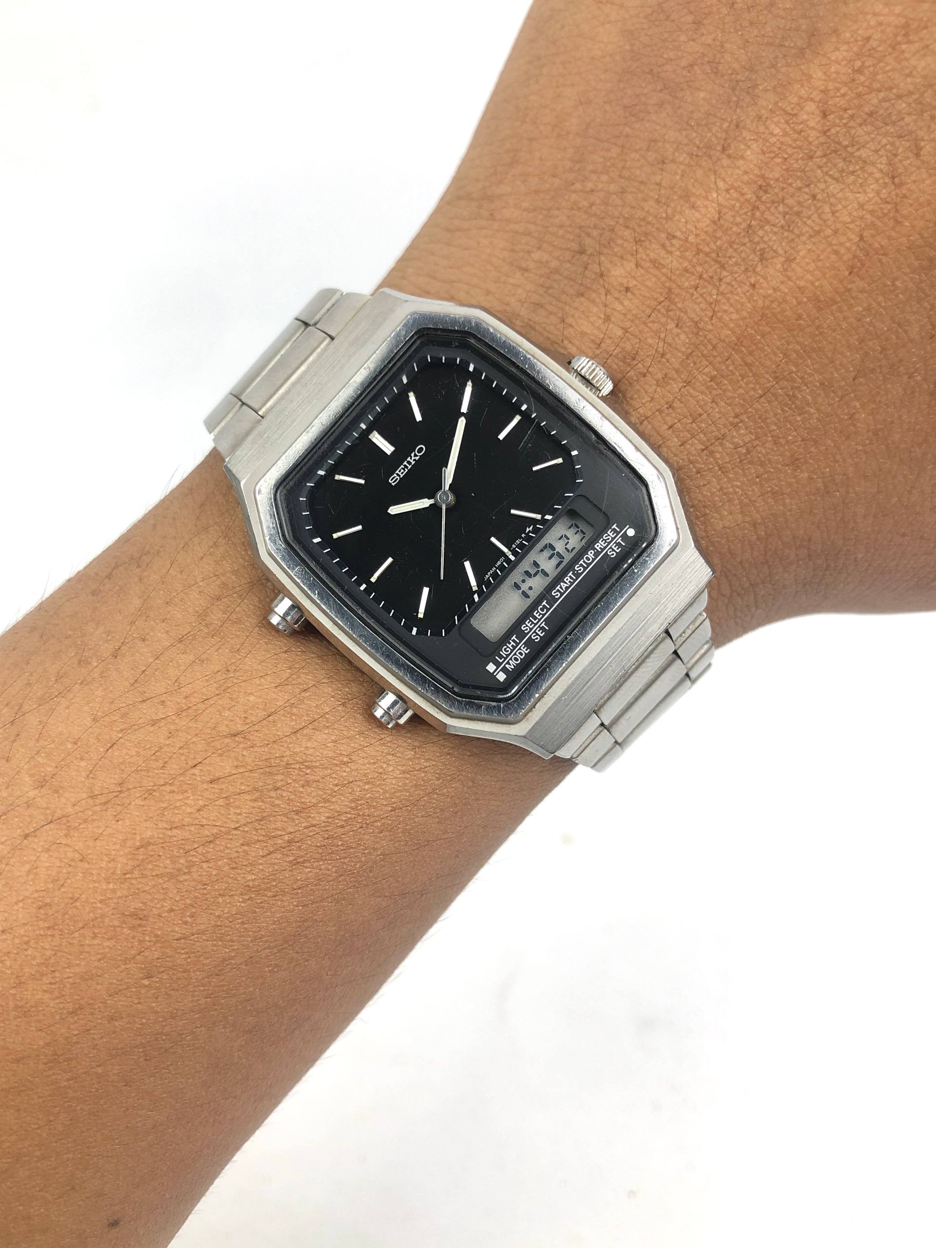 SEIKO H601-507A ANADIGI JAPAN ALL ORIGINAL