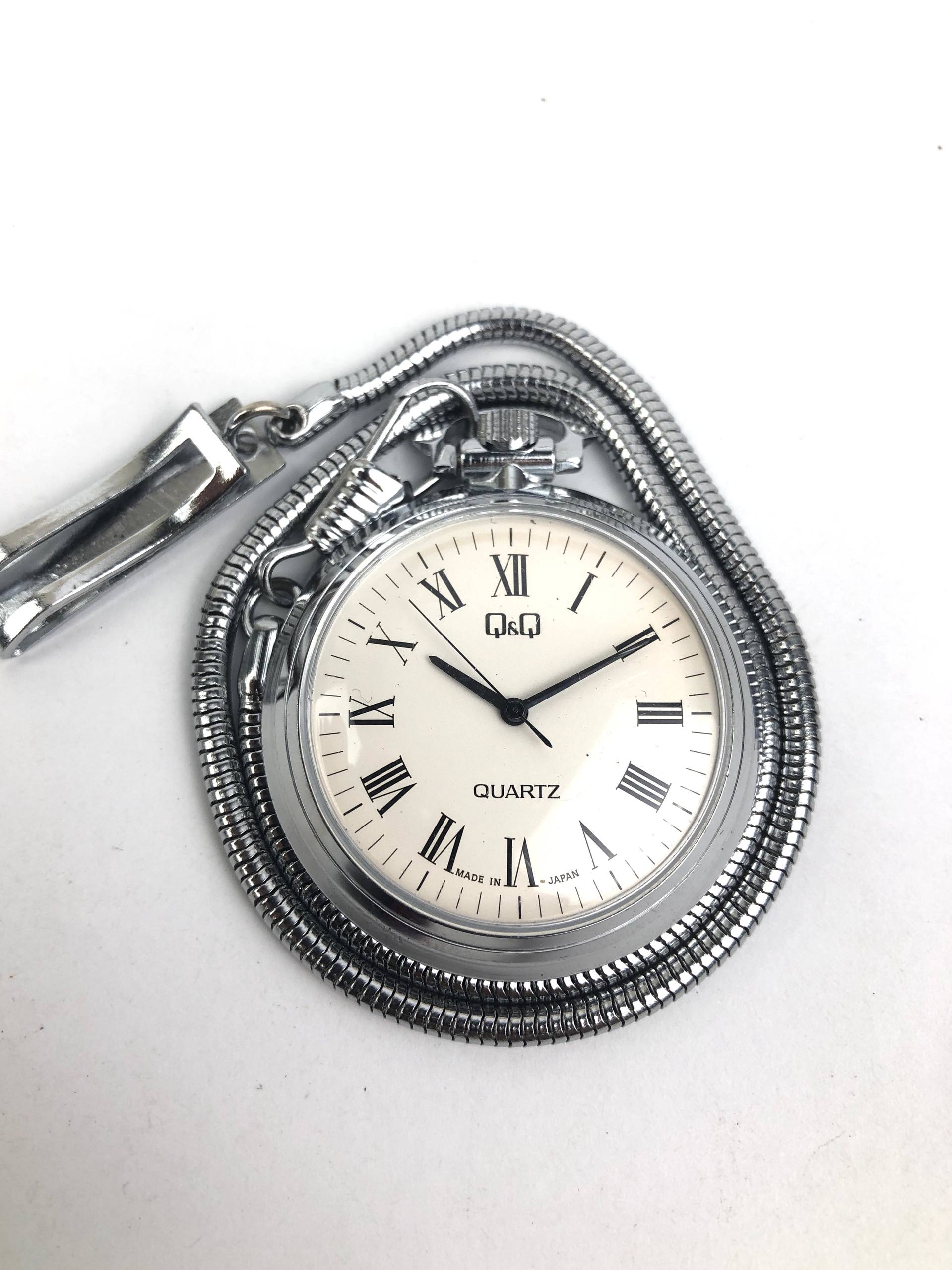 JAM SAKU Q&Q KLASIK ROMAN WIHTE DIAL